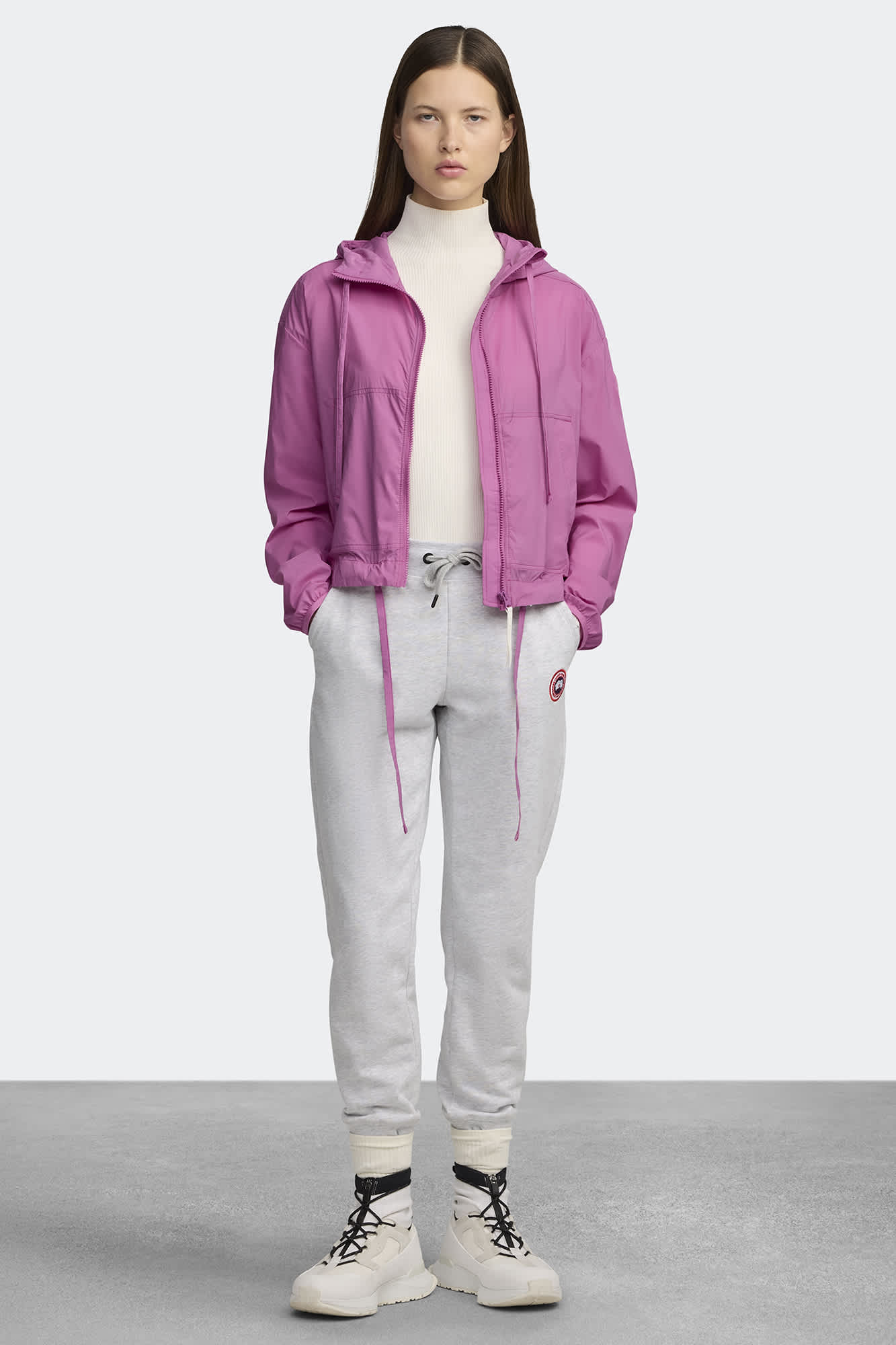 Kaslo Cropped Jacket White Label | Canada Goose