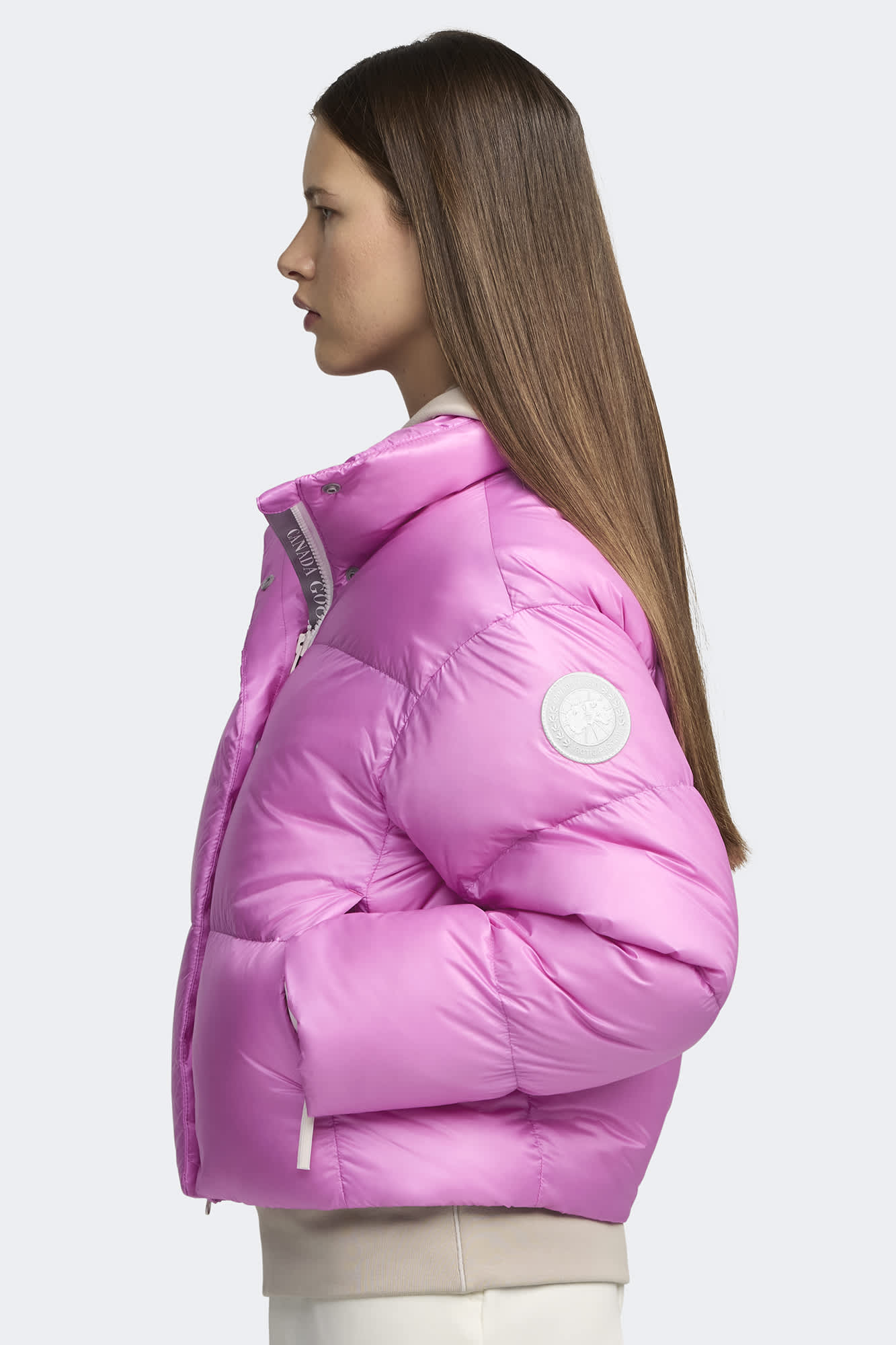 【 】サイプレス クロップド フーディ White Label Cypress Cropped Puffer White Label | Canada Goose US