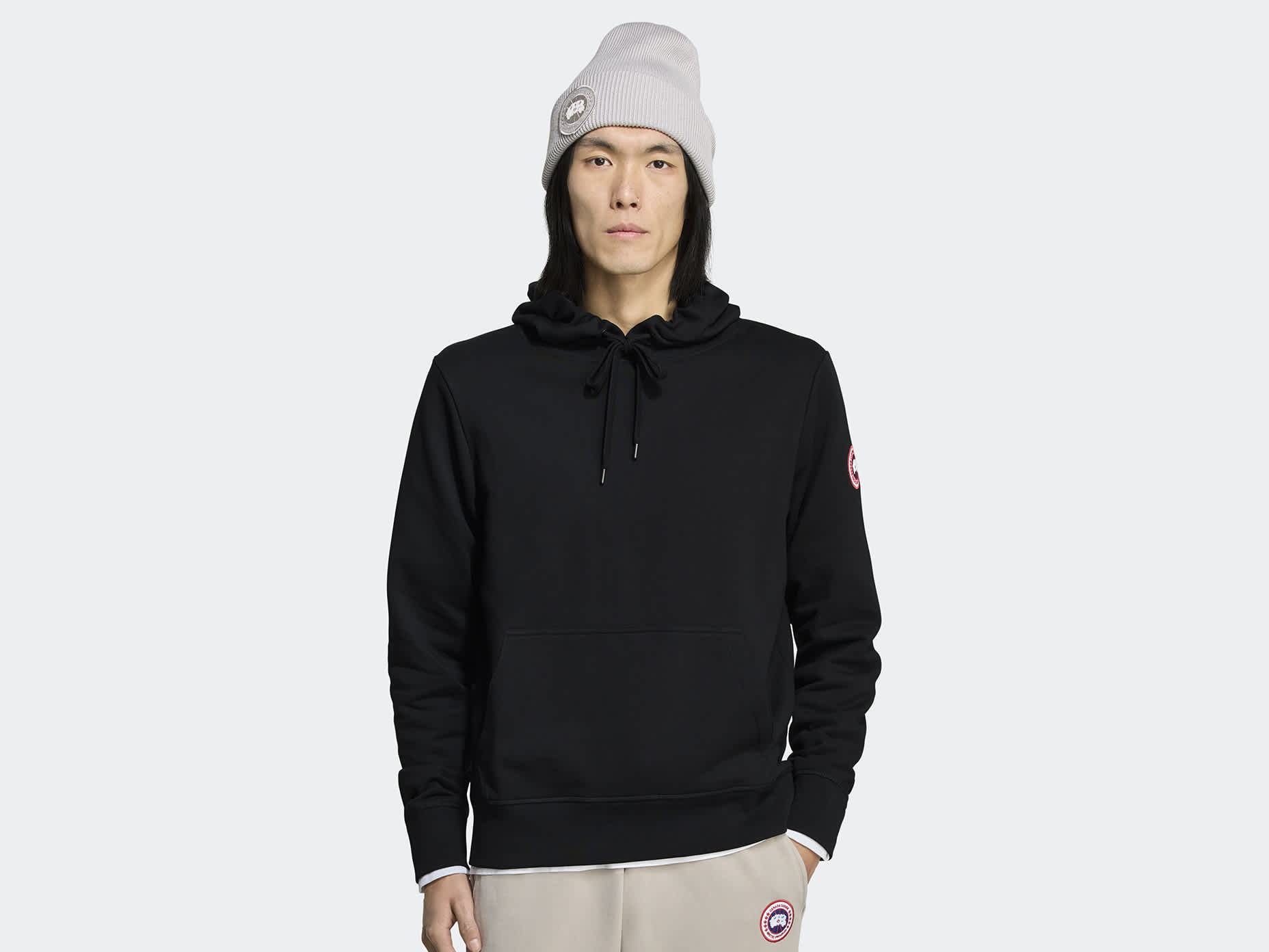 パーカー・フーディ IONSEOUL Dibin Pigment Brushed Over Hood Men's Huron Hoody | Canada Goose YB