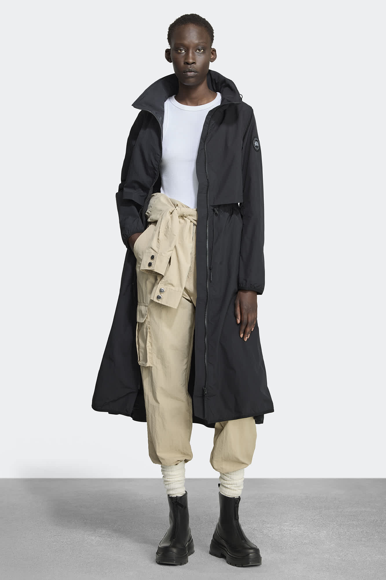 Sinclair Long Coat Black Label | Canada Goose US