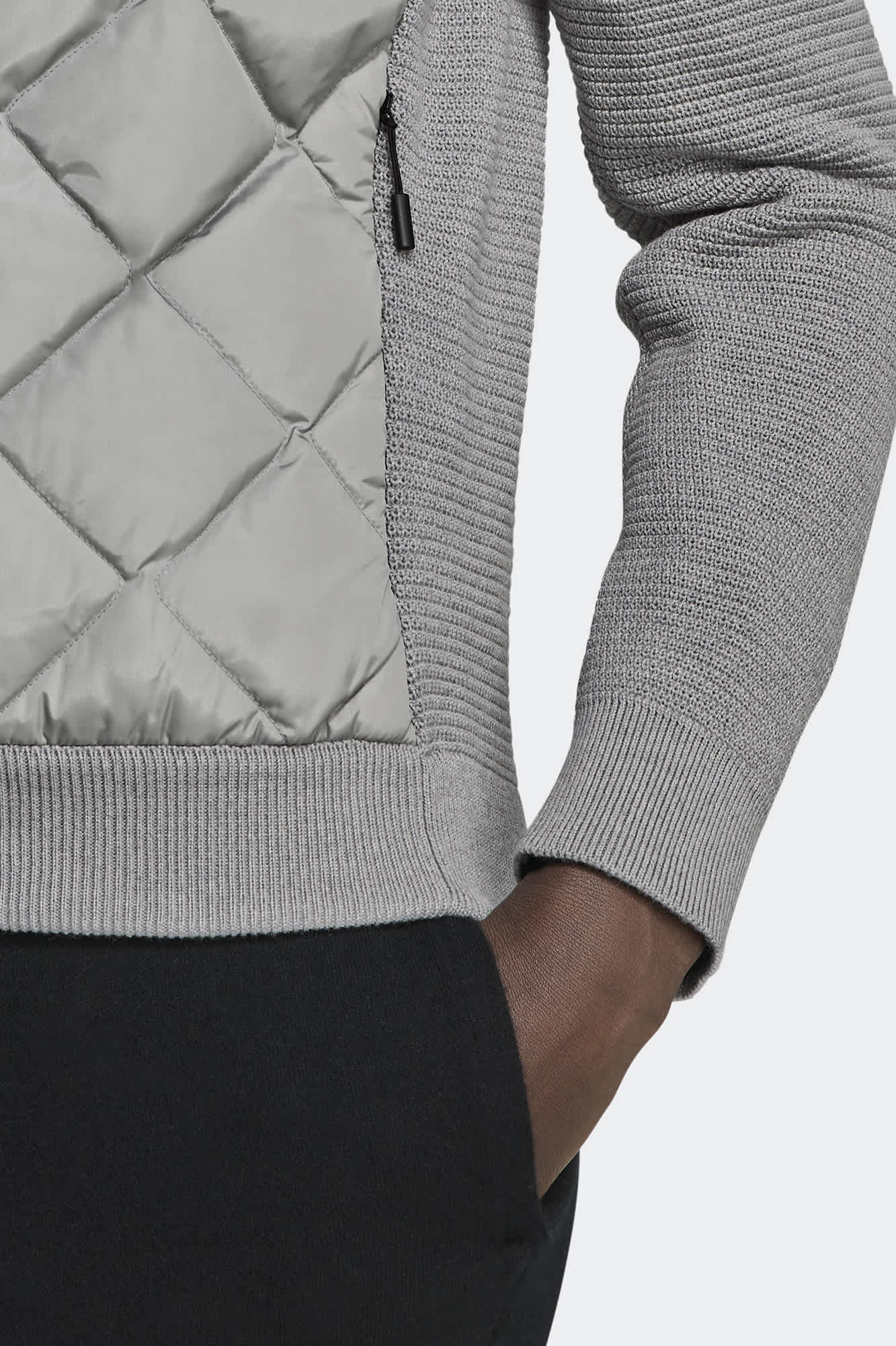 HyBridge® Quilted Knit Hoody Black Label | Canada Goose US