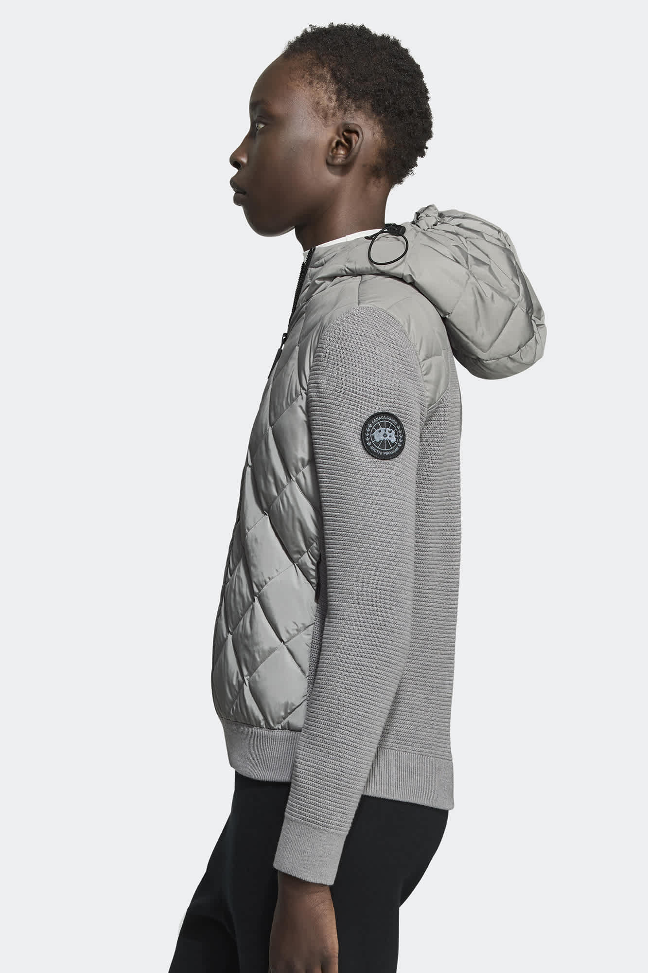 HyBridge® Quilted Knit Hoody Black Label | Canada Goose US