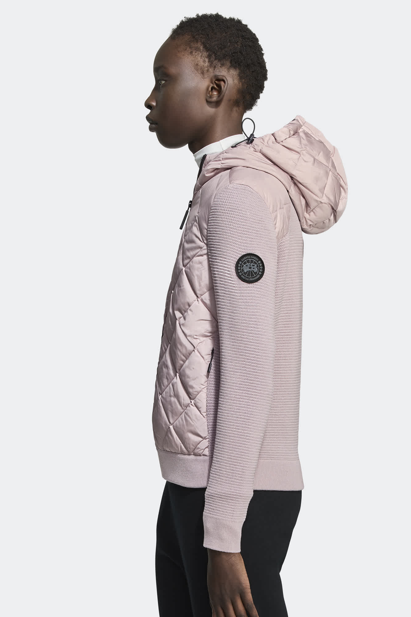  ■HyBridge■Quilted Knit Hoody■ブラックレーベル HyBridge® Quilted Knit Hoody Black Label | Canada Goose UK