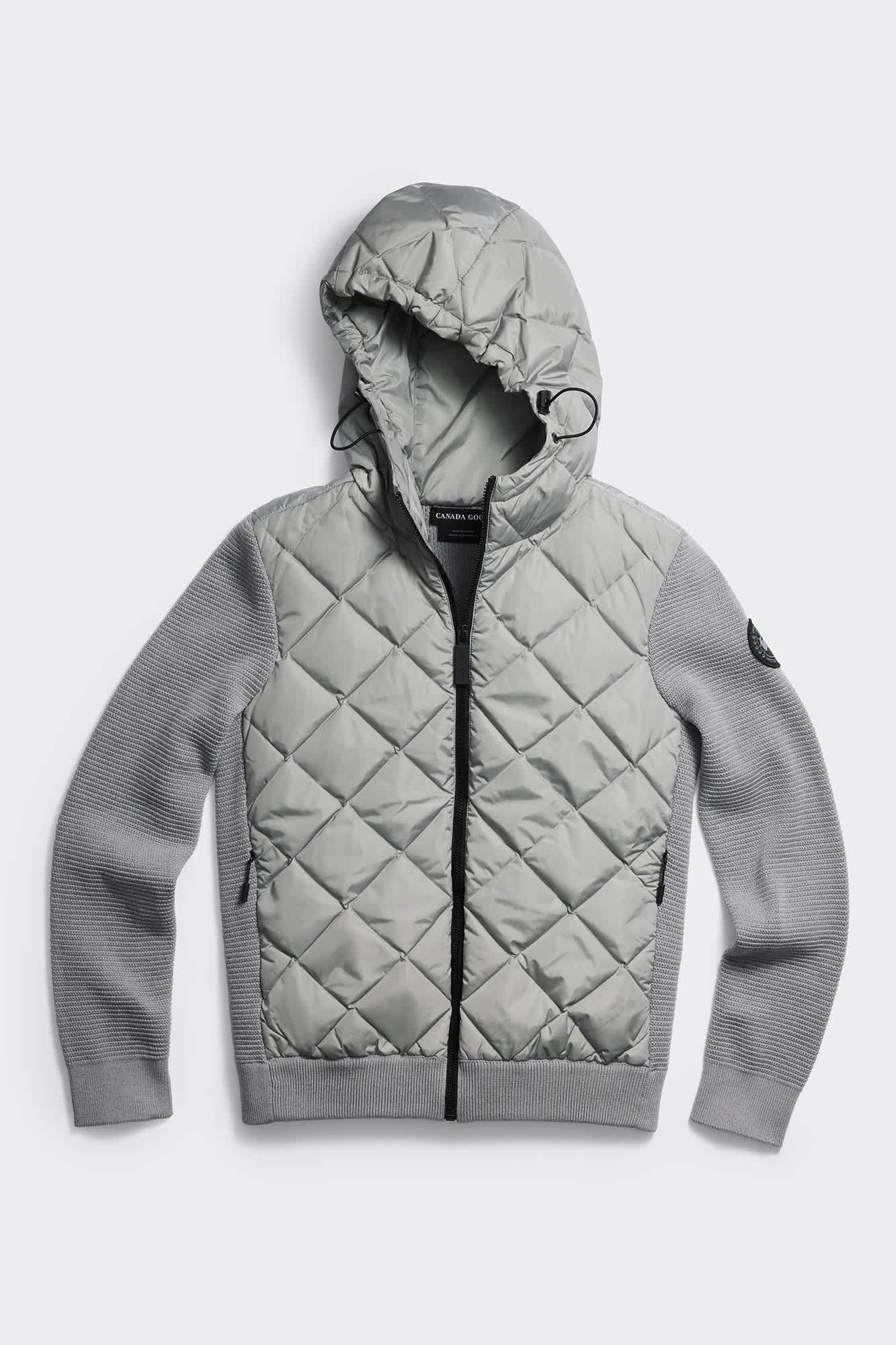  ■HyBridge■Quilted Knit Hoody■ブラックレーベル HyBridge® Quilted Knit Hoody Black Label | Canada Goose UK