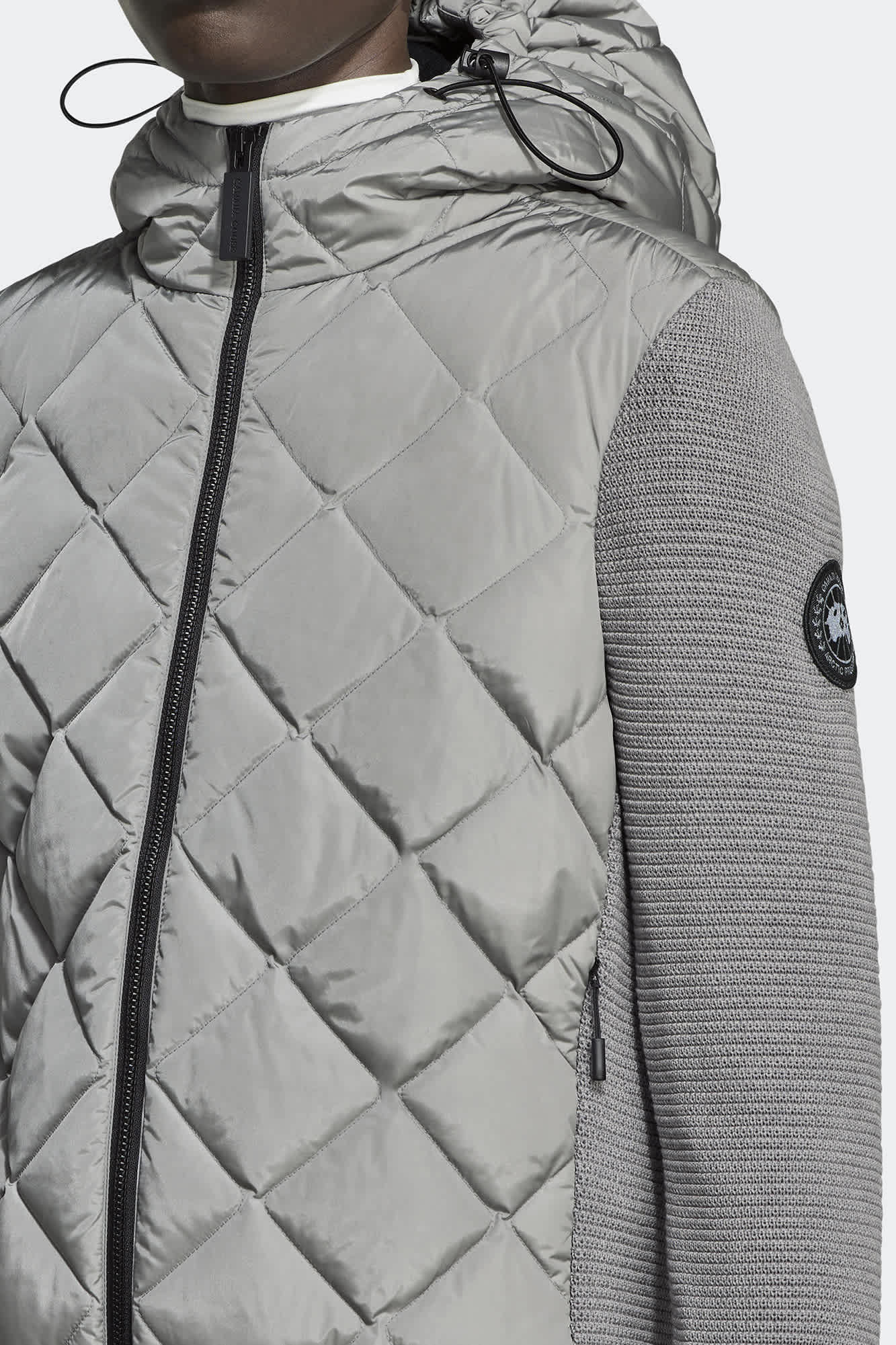  ■HyBridge■Quilted Knit Hoody■Classic Label Canada Goose Women's Hybridge Quilted Knit Hoody