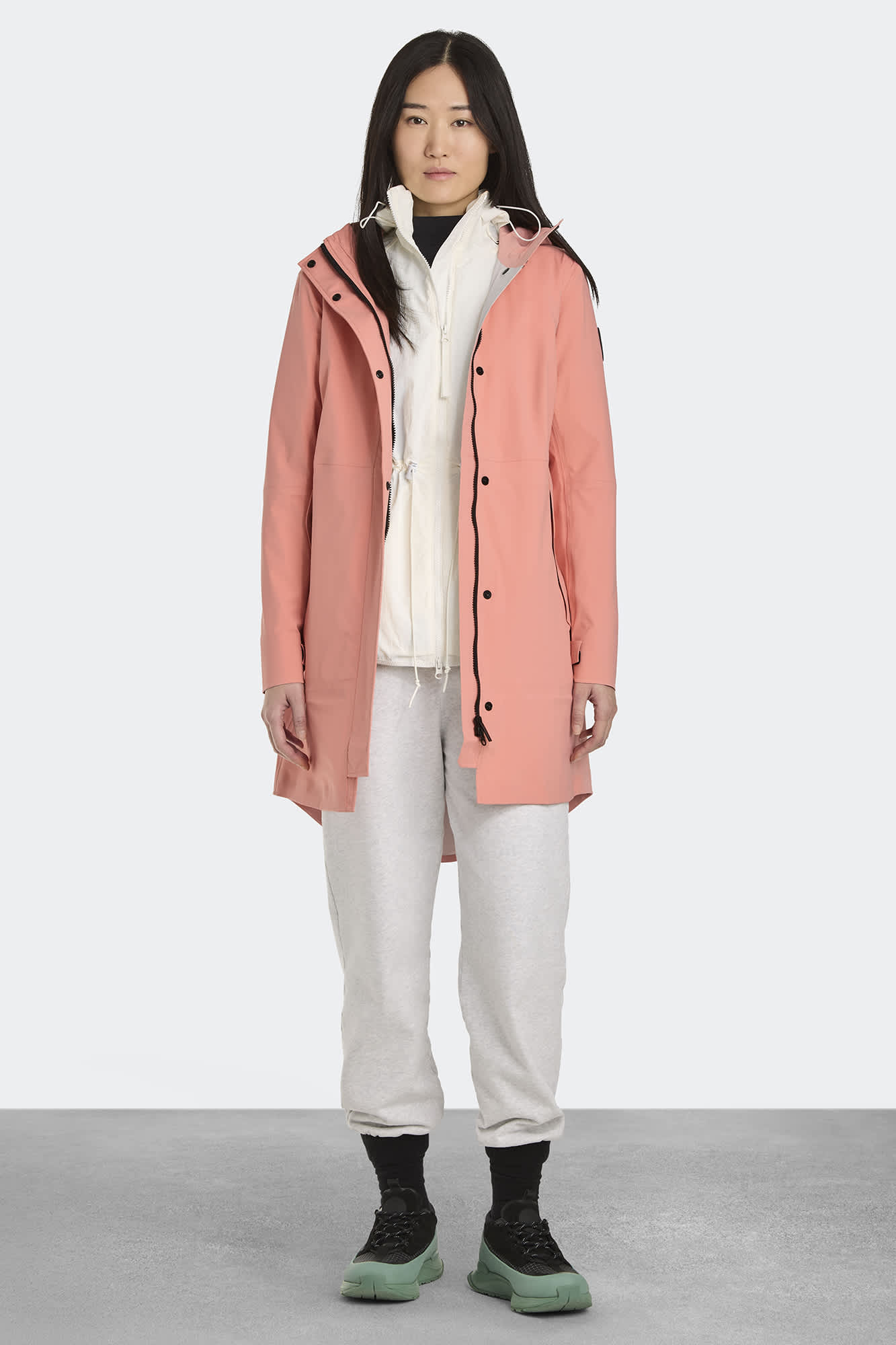 ★on&on★ Belted Goose Down NEP4XMA05_91 Women's Salida Jacket Black Label | Canada Goose YB