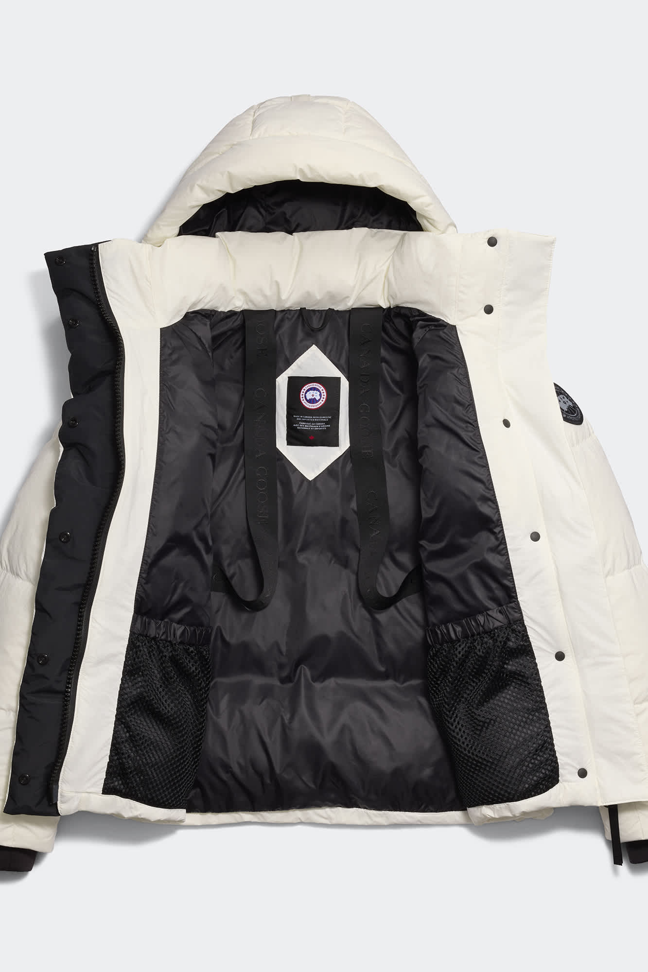 【 】ジャンクション パーカ プリント ジャケット CANADA GOOSE＞ JUNCTION PARKA 【サイズ徹底比較