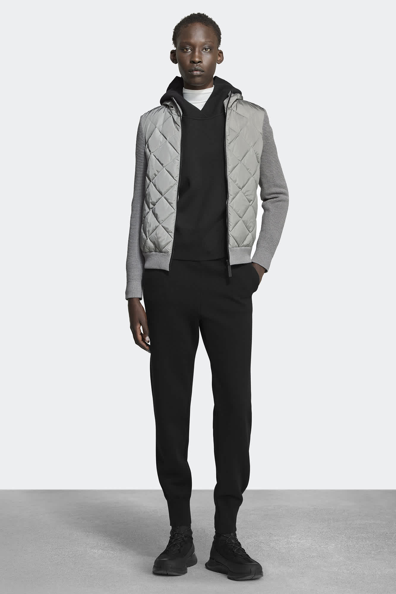 HyBridge® Quilted Knit Hoody Black Label | Canada Goose IL