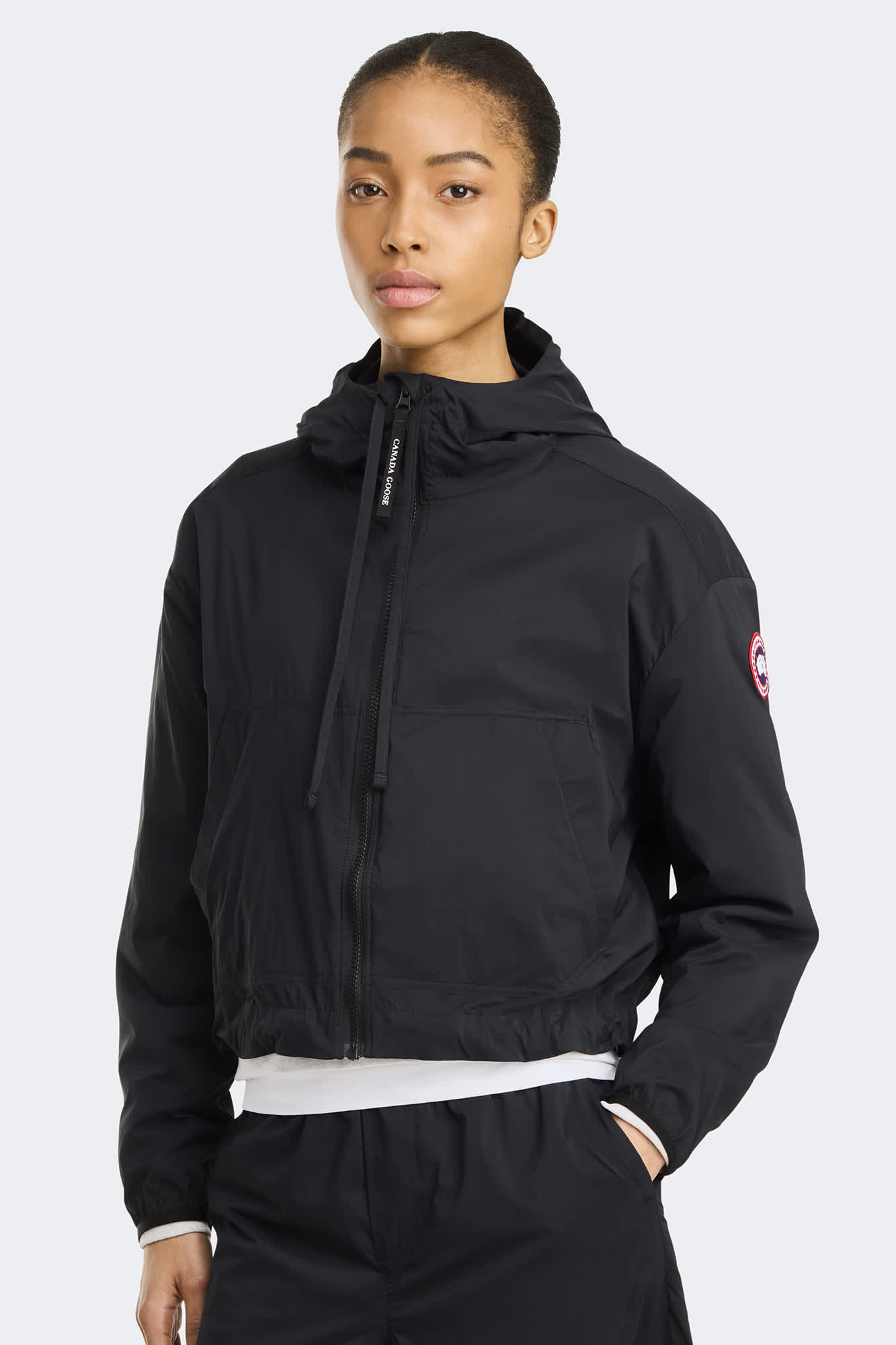 【カナダグース】Kaslo Cropped Jacket クロップドジャケット Canada Goose Kaslo Cropped Wind Jacket | Bloomingdale's