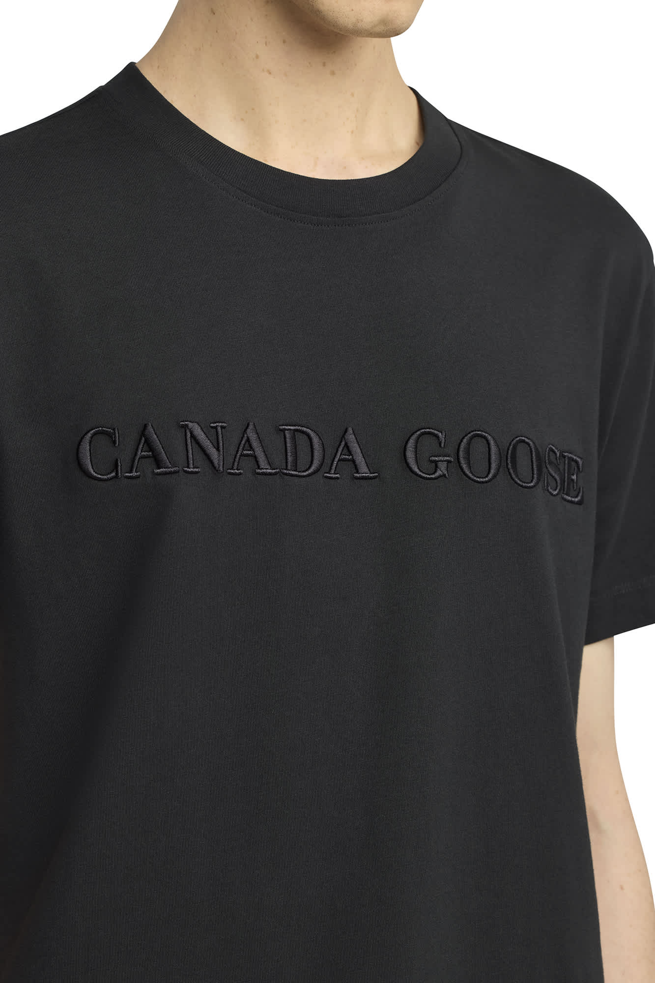 【 】Emersen Crewneck クルーネック Tシャツ★ロゴ Emersen Crewneck T-Shirt | Canada Goose LT