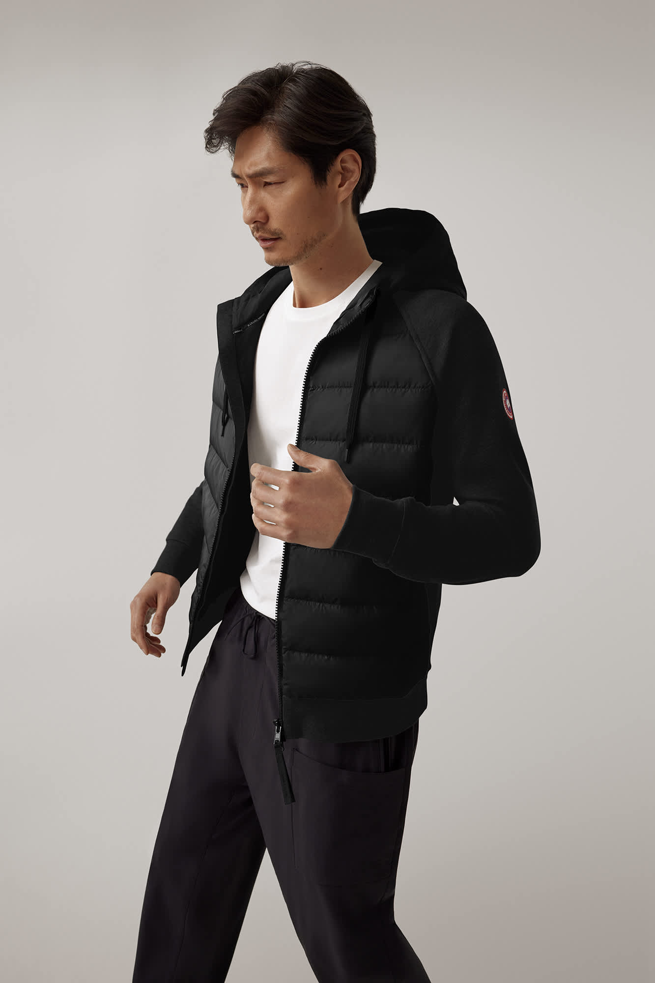 【 】HYBRIDGE HURON FULL ZIP HOODY HyBridge® Huron Full Zip Hoody Black Label | Canada Goose US
