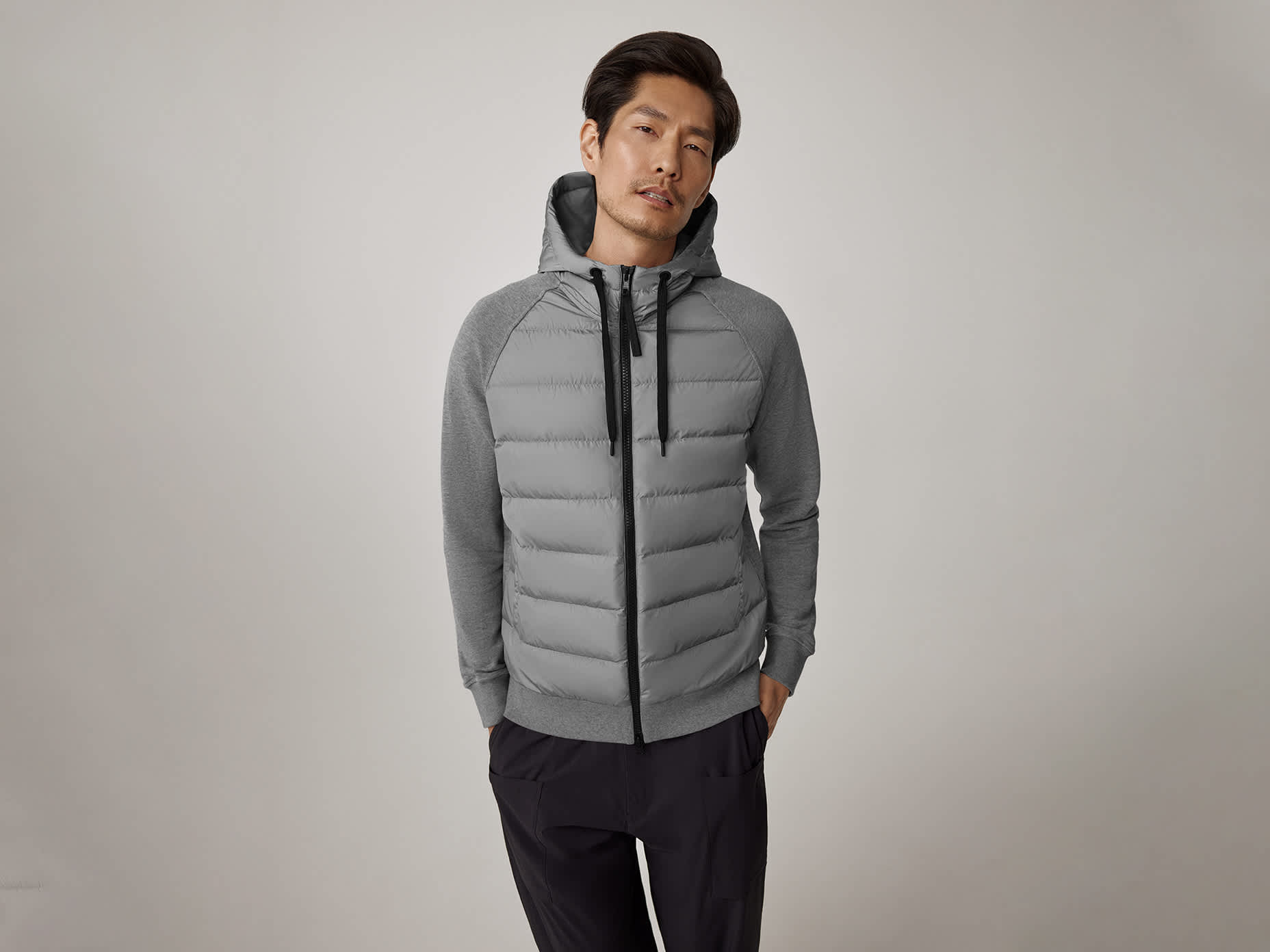 【 】HYBRIDGE HURON FULL ZIP HOODY HyBridge® Huron Full Zip Hoody Black Label | Canada Goose US