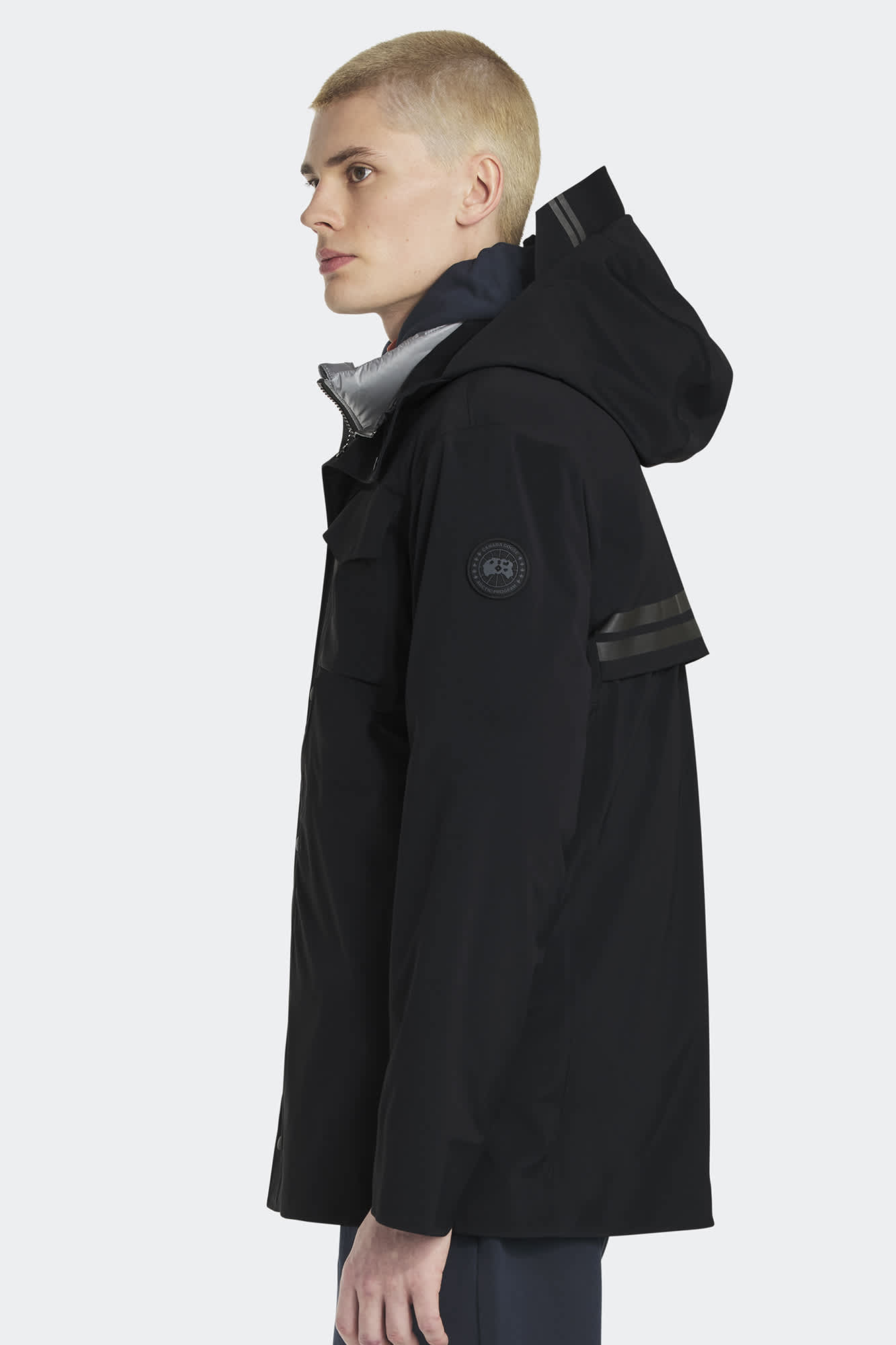 Nanaimo Rain Jacket Black Disc | Canada Goose