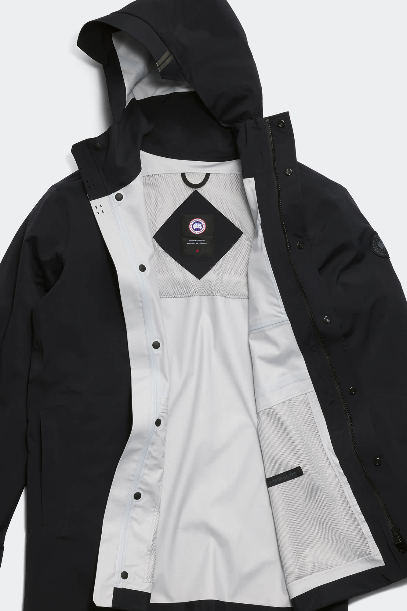 Nanaimo Rain Jacket Black Disc | Canada Goose