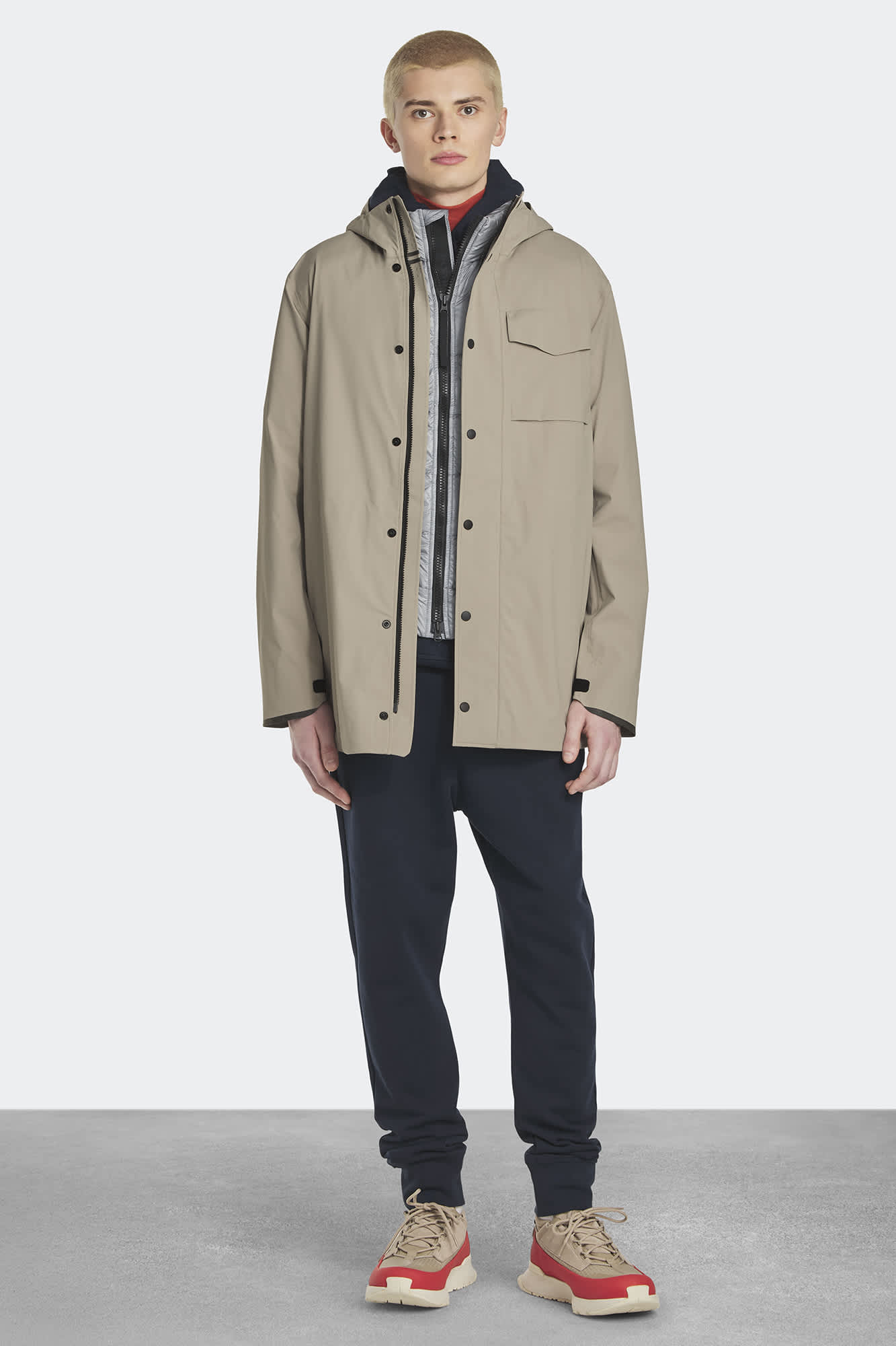 Nanaimo Rain Jacket Black Disc | Canada Goose US