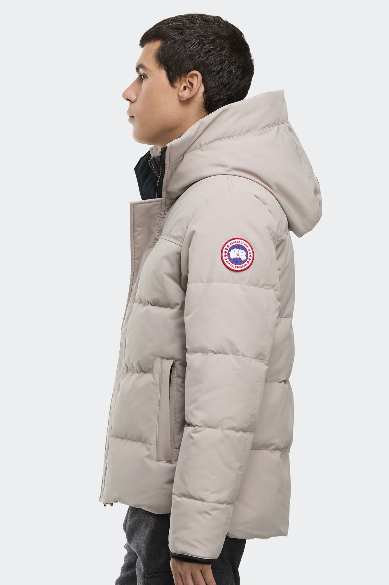 Winter Men 90% White Duck Down Jacket Coats Long Fur Collar