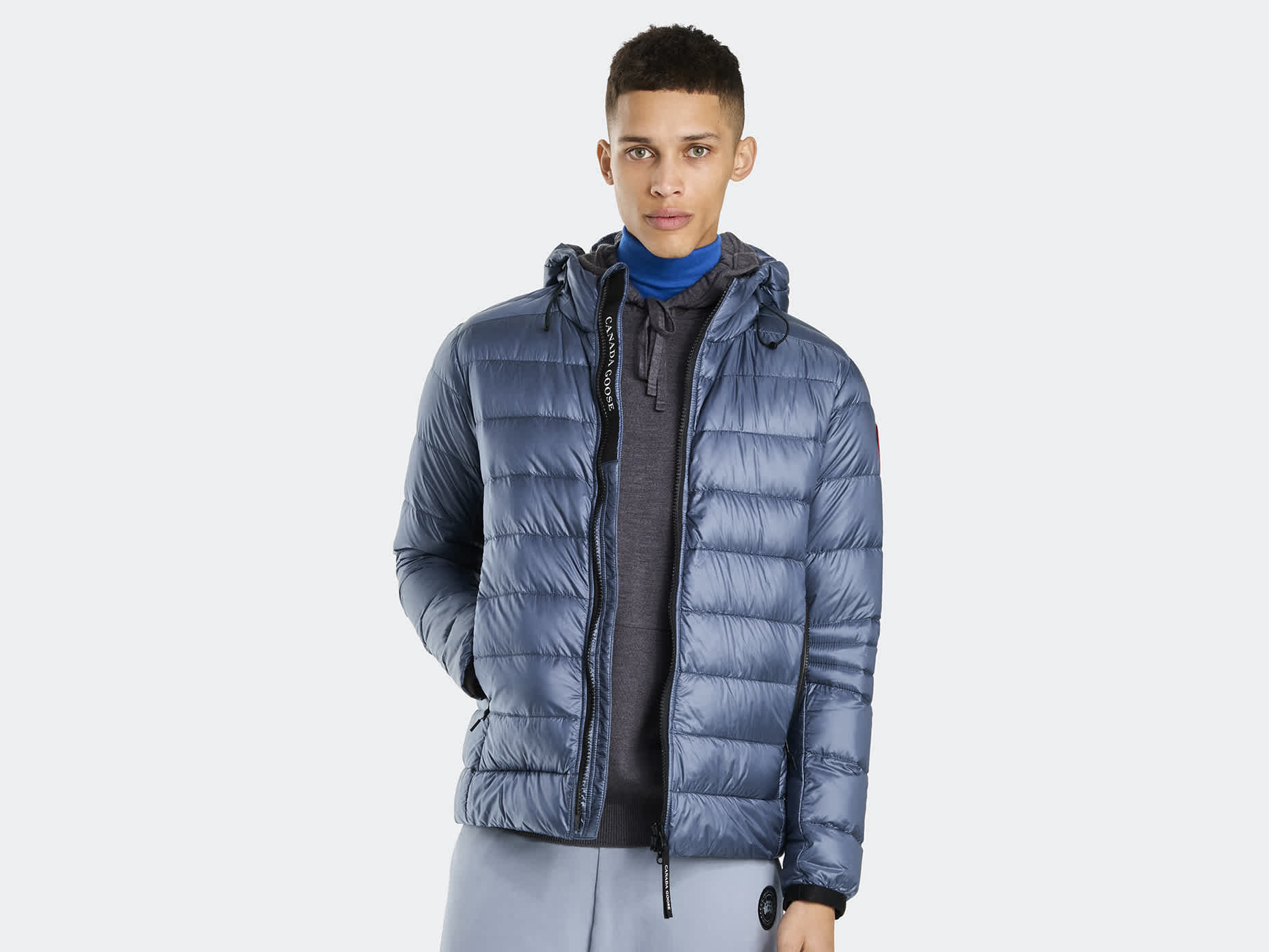 ダウンジャケット・コート INSTANTFUNK quilting goose down jumper 4BNY529 Men's Crofton Down Hoody | Canada Goose PK