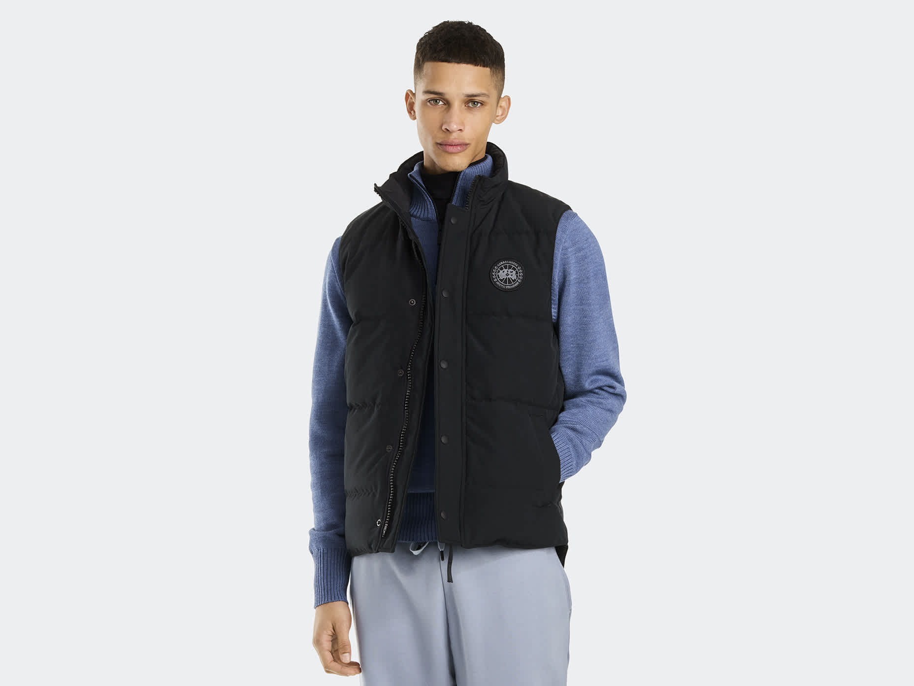 D*D様 【美品】  Garson Vest Black Garson Vest Black Label | Canada Goose US