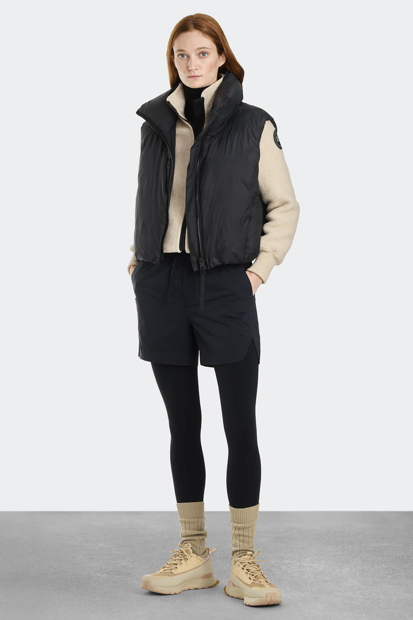【 】Spessa Cropped Vest☆スペッサ・クロップド Spessa Cropped Vest | Canada Goose BG