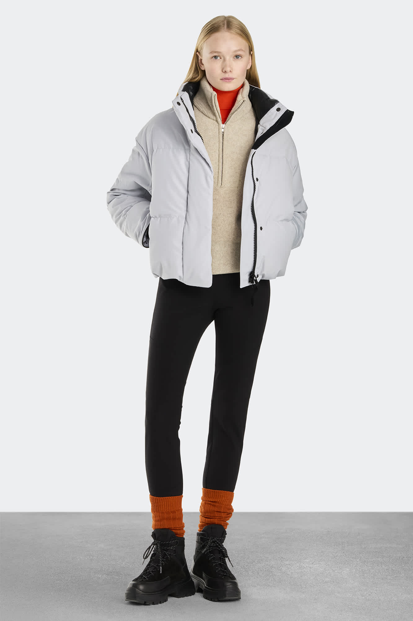 Grandview Cropped Jacket Black Label | Canada Goose YD