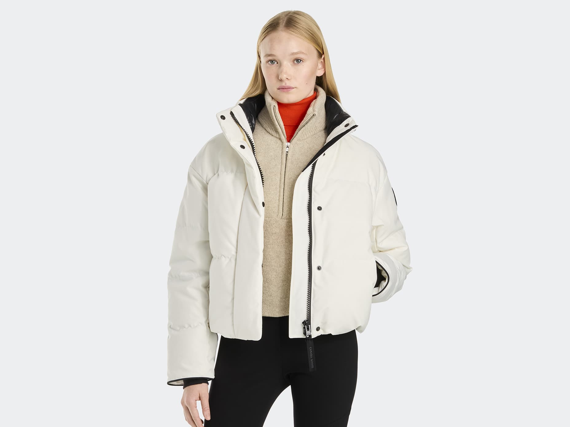 Grandview Cropped Jacket Black Label | Canada Goose US