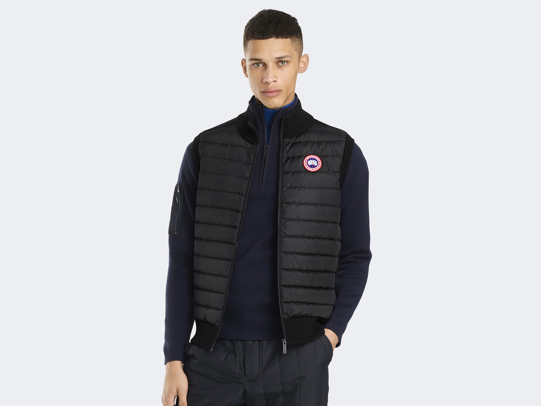 新品   HyBridge Knit Vest HyBridge® Knit Vest Black Label | Canada Goose US