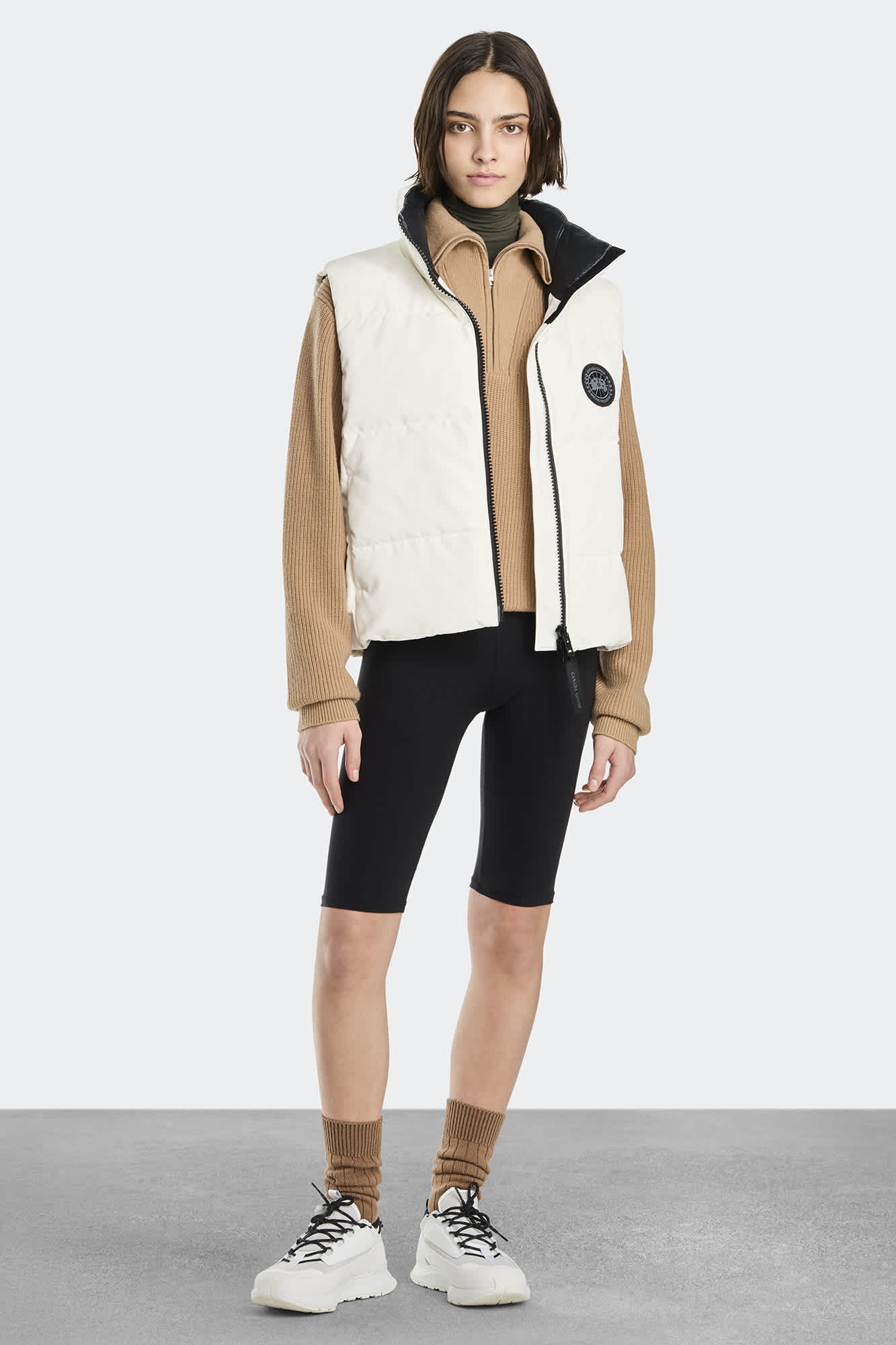 Grandview Cropped Vest Black Label | Canada Goose