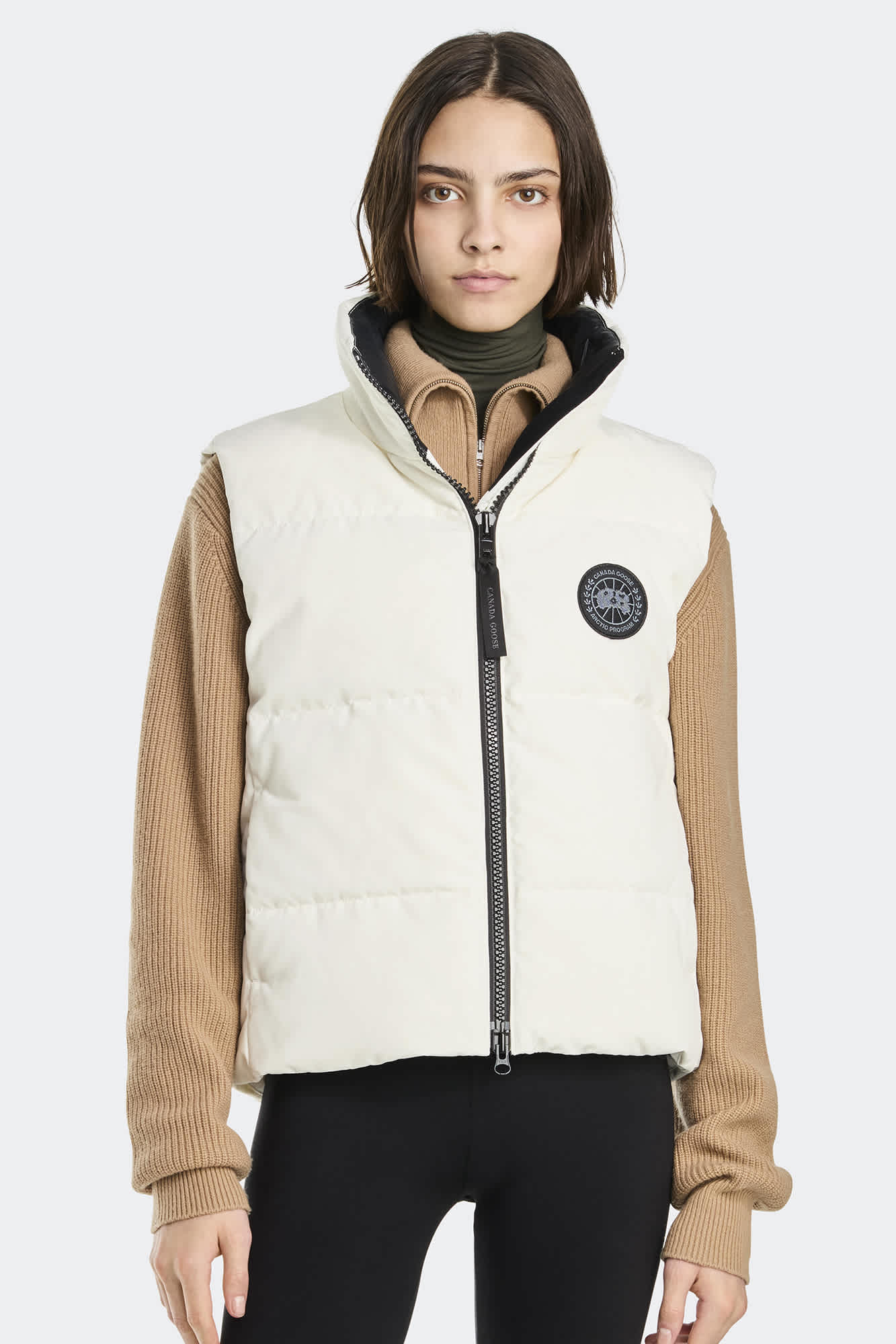 Grandview Cropped Vest Black Label | Canada Goose