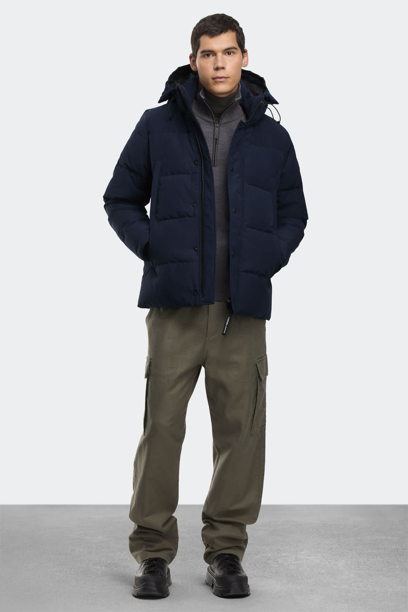 【 】Wyndham Arctic Tech(R) Hooded パーカー Used Wyndham Parka Black Label with Hood Trim for sale