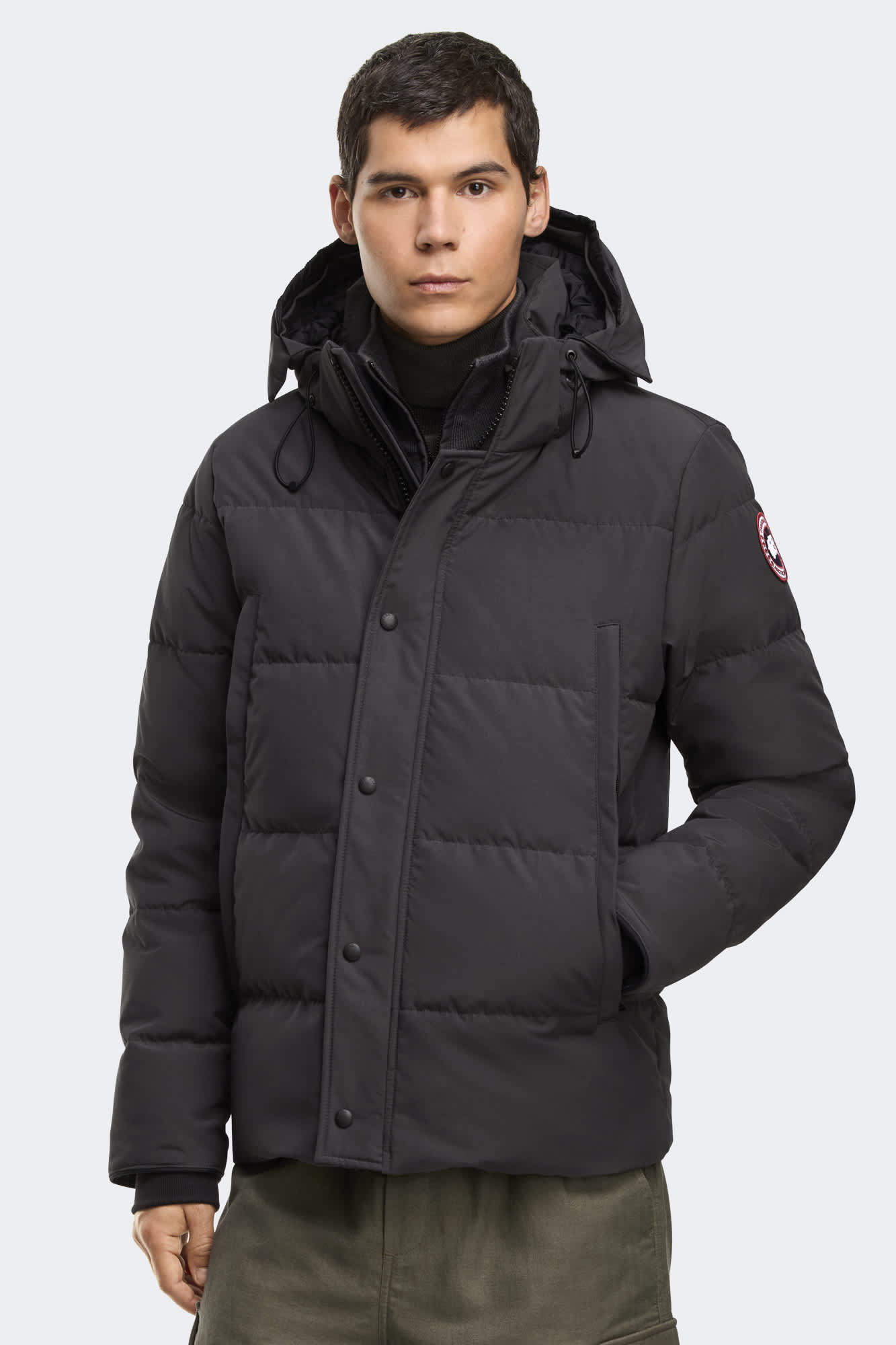 【 】Wyndham Arctic Tech(R) Hooded パーカー Used Wyndham Parka Black Label with Hood Trim for sale