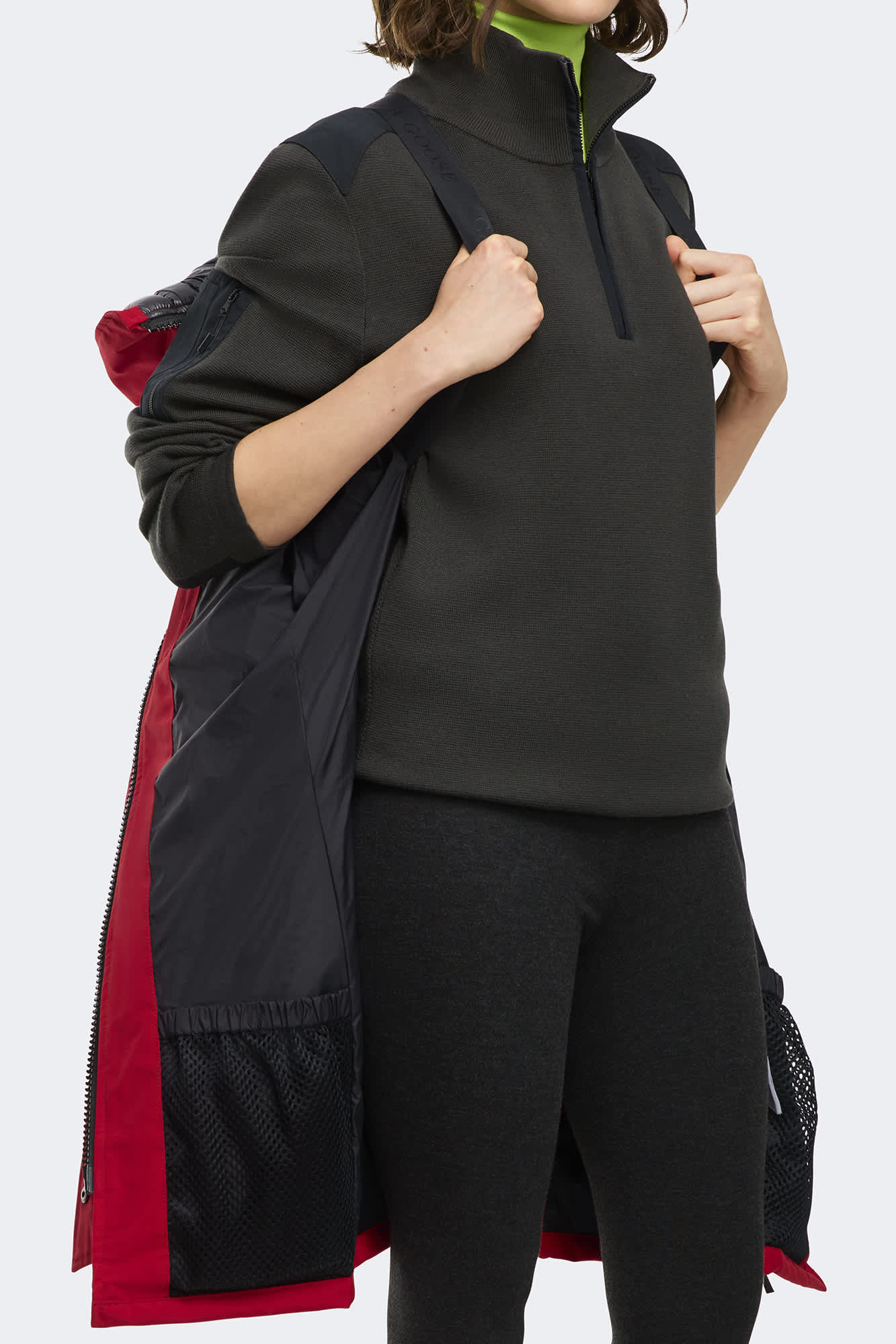  ＊Shelburne Parka White Label＊ダウンパーカ Canada Goose Shelburne Parka Black Label | Neiman Marcus