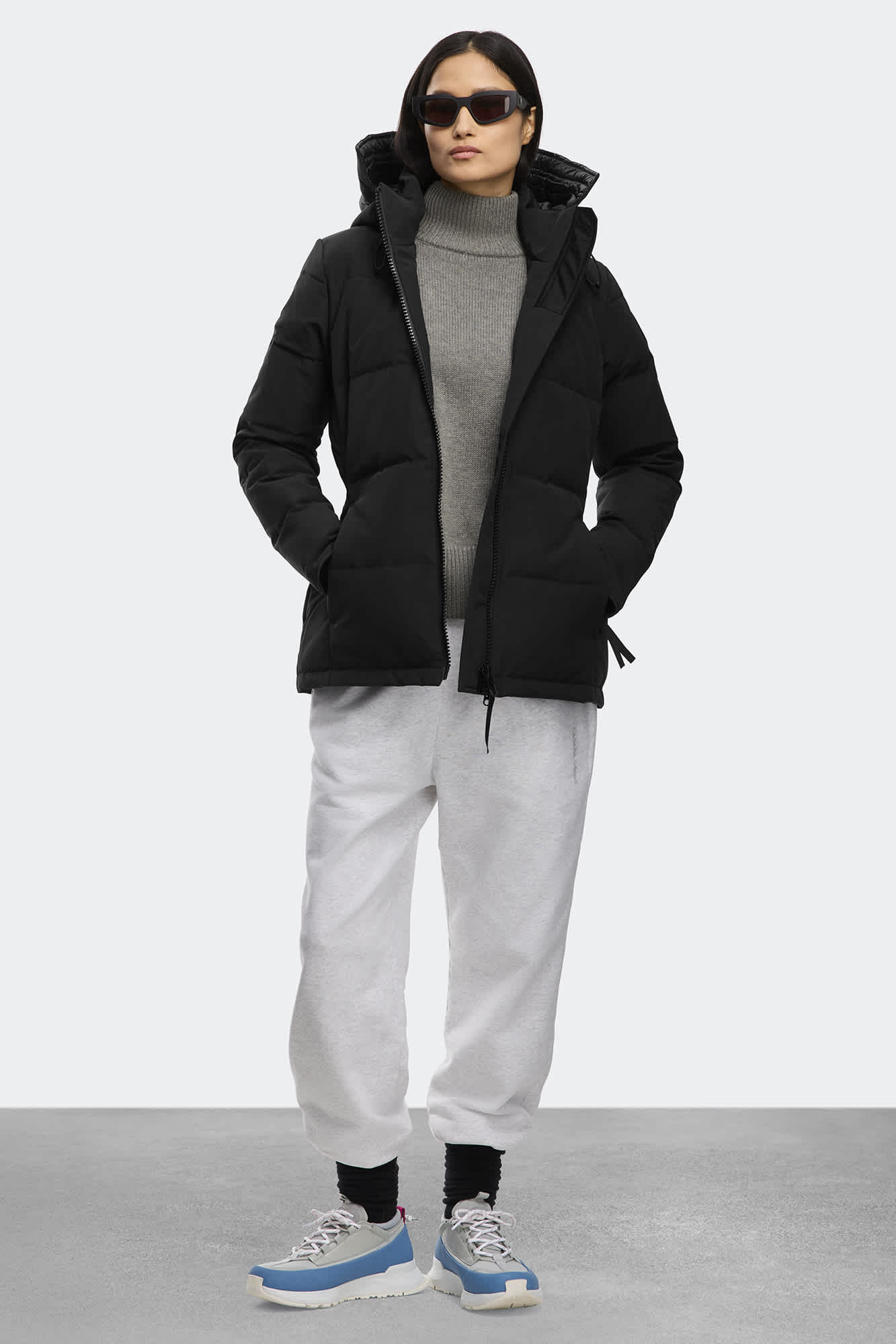 人気のスタイル【 】チェルシー パーカ Black Label CANADA GOOSE - カナダグースレディース Chelsea Parka Heritage
