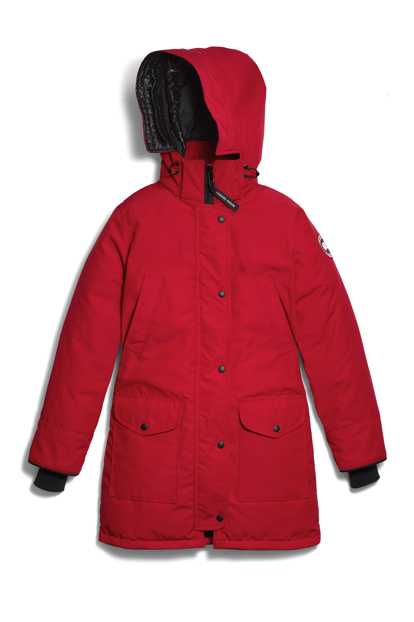ジャケット・アウター TRILLIUM PARKA FUSION FIT RED size S Used Trillium Parka Fusion Fit for sale - Canada Goose