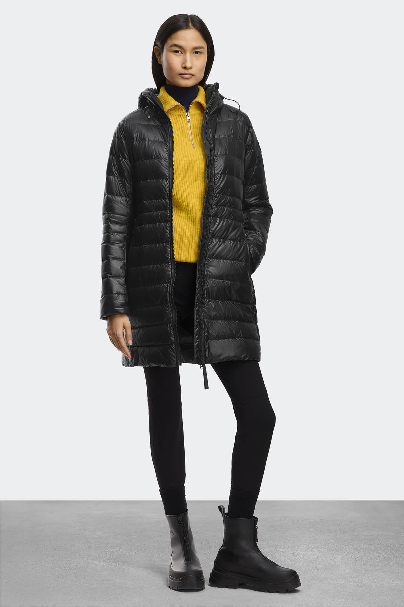 Women's Cypress Hooded Down Jacket Black Label | Canada Goose US