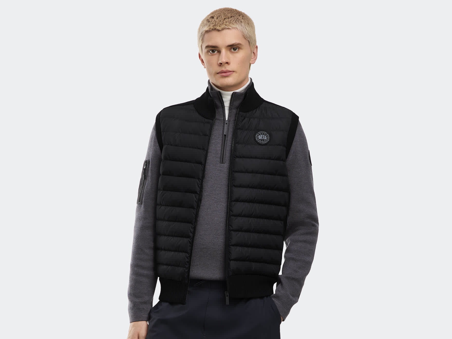 新品   HyBridge Knit Vest HyBridge® Knit Vest Black Label | Canada Goose US