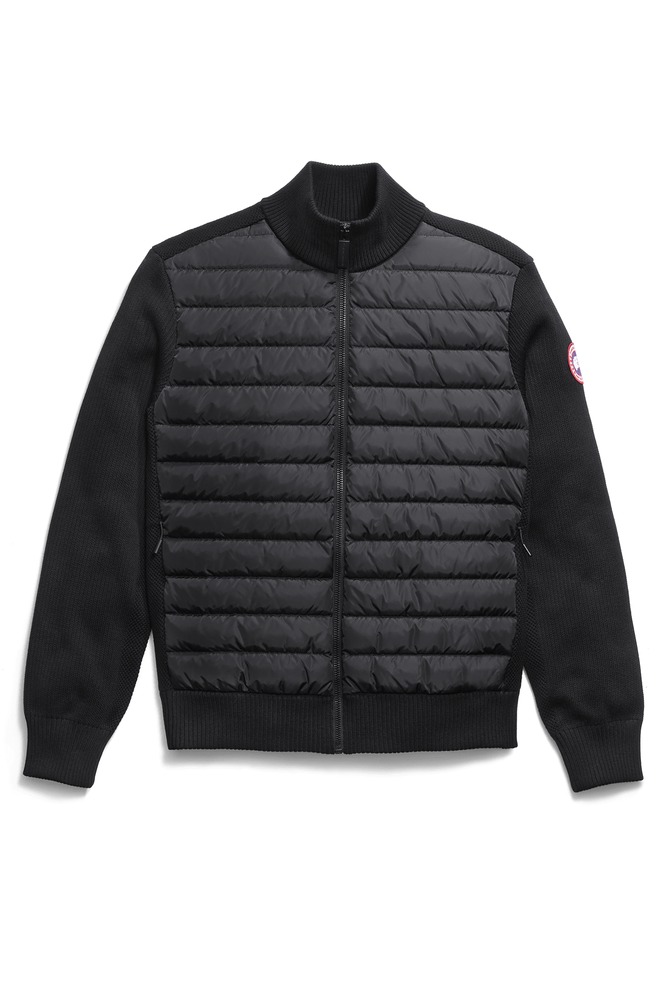  ダウン HyBridge Knit Jacket HyBridge knitted down jacket in black - Canada Goose | Mytheresa