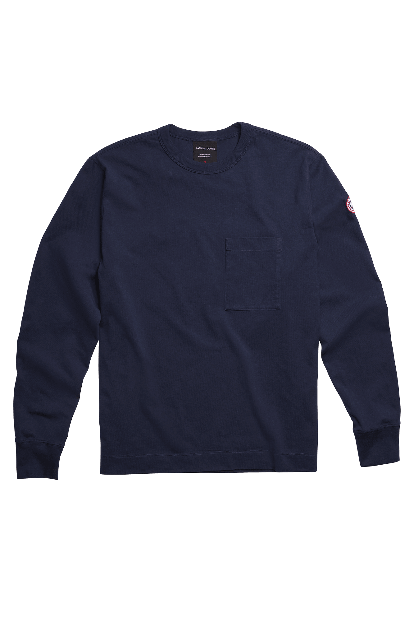 ブラックラベル★ ★Gladstone Long Sleeve T-Shirt Canada Goose Men's Gladstone Long Sleeve T-Shirt - Black