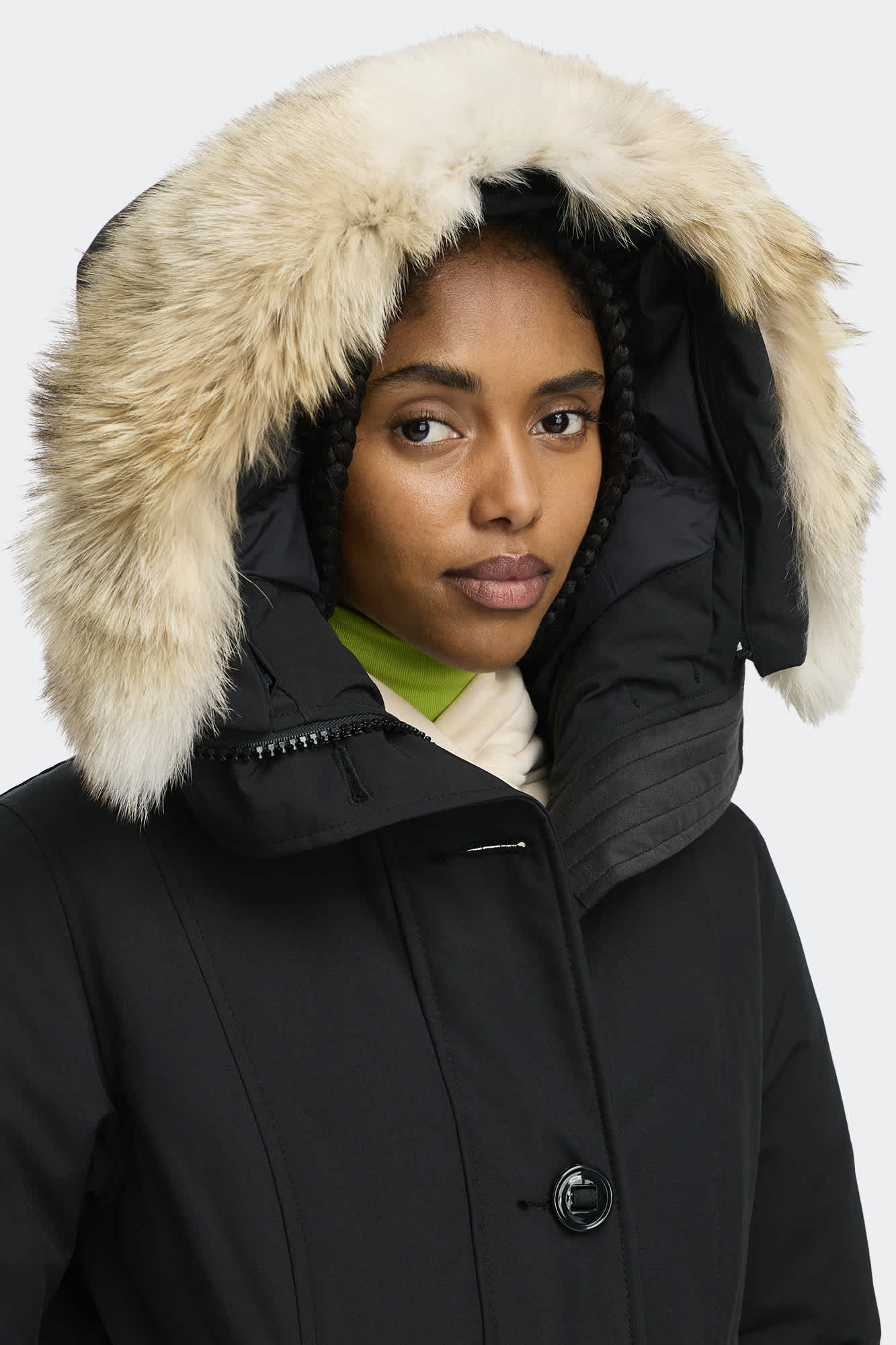 【国内即発】  ROSSCLAIR BLACK DOWN JACKET 2580W ロスクレア パーカ(2580W)｜ダウンジャケット｜アウターウェア