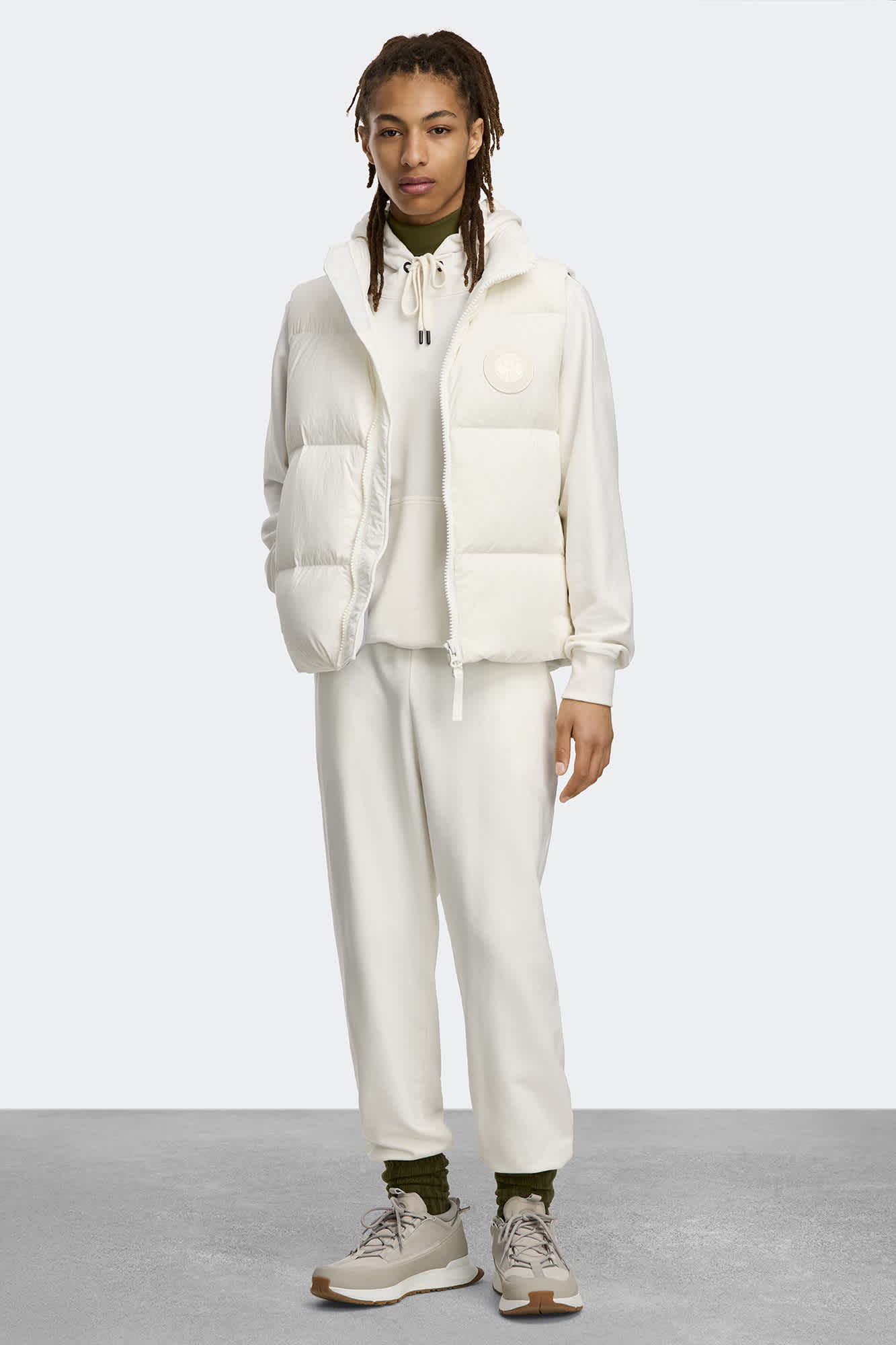 Lawrence Puffer Vest White Disc | Canada Goose US