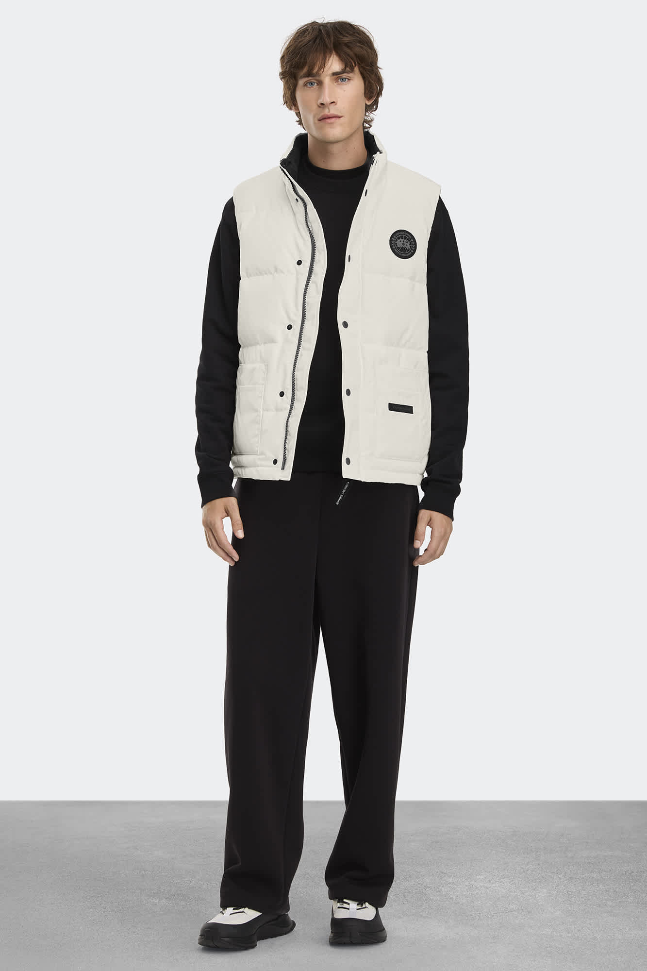 Freestyle Crew Vest Black Label | Canada Goose YC