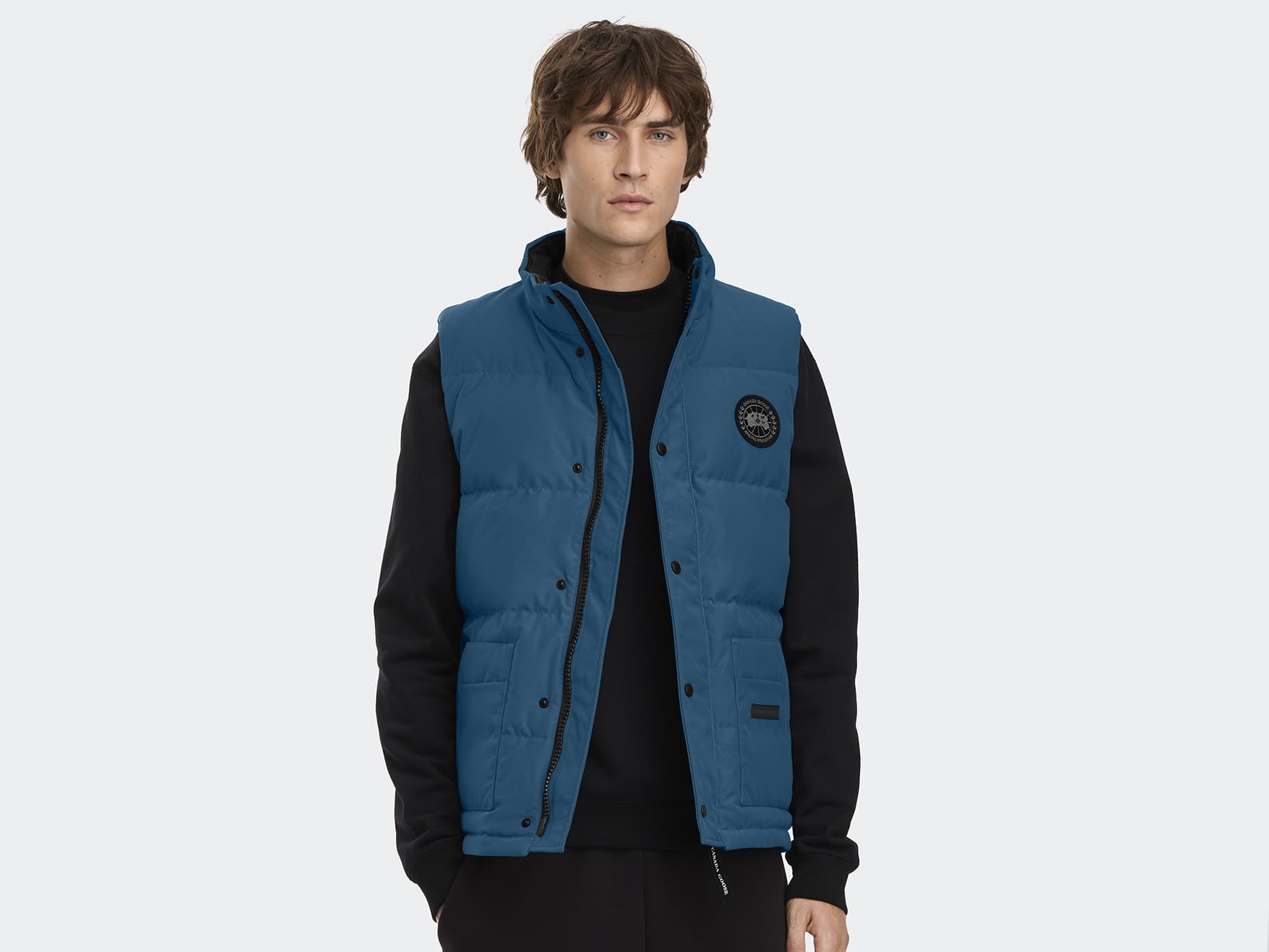 Freestyle Crew Vest Black Label | Canada Goose US