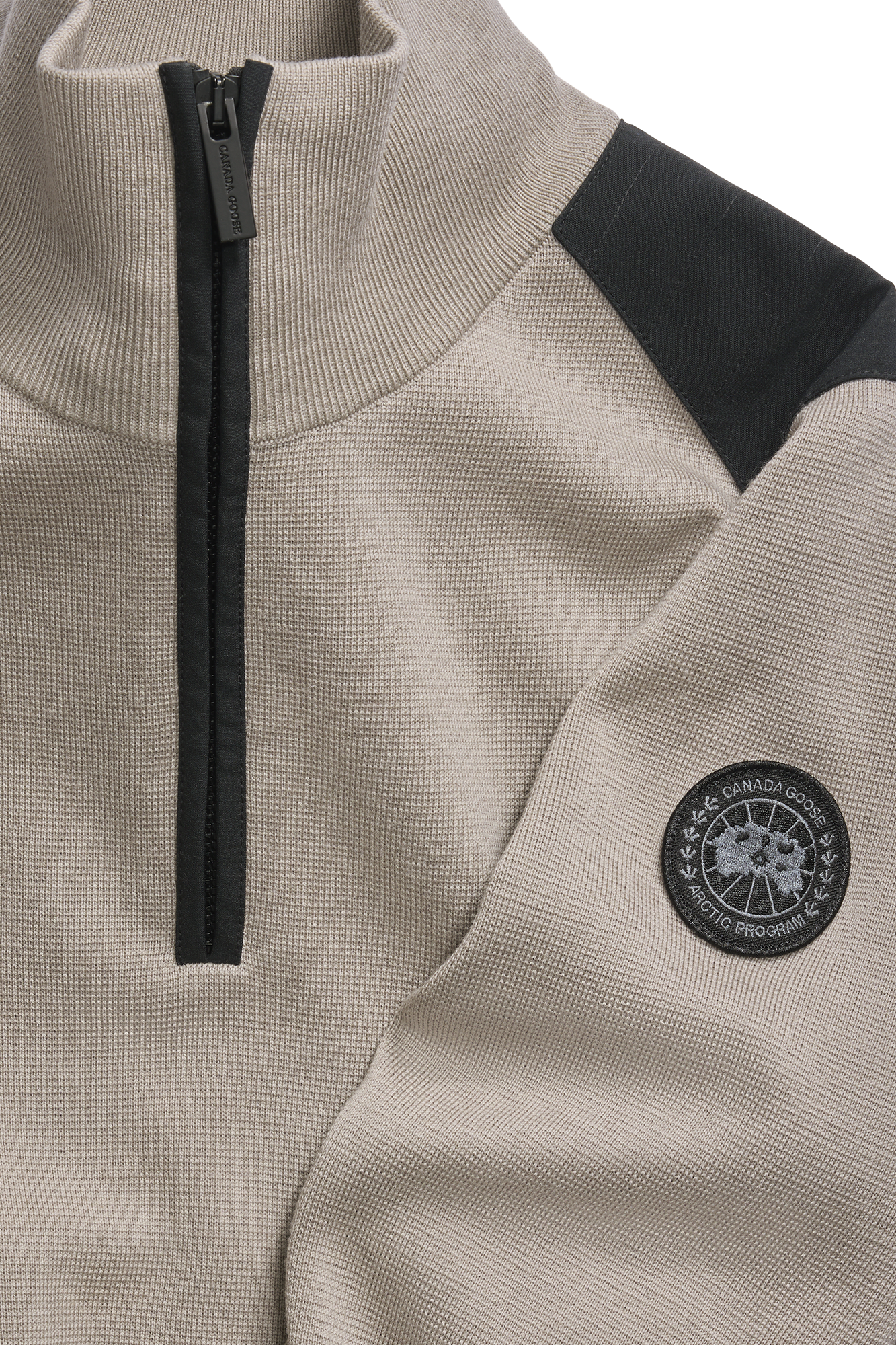 Stormont ¼ Zip Sweater Black Label | Canada Goose UK