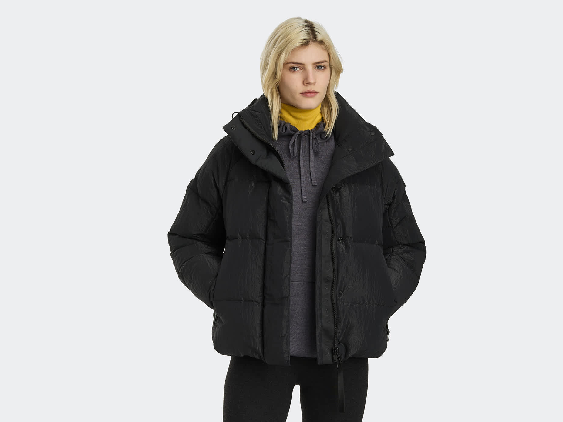 Junction Parka Black Label Shiny Crinkle | Canada Goose US