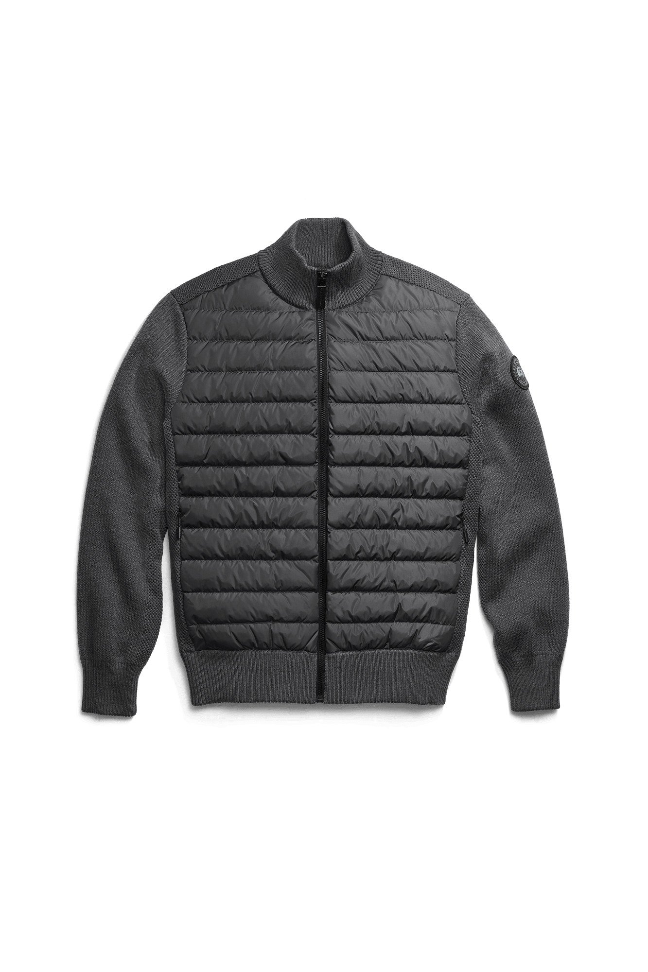  ダウン HyBridge Knit Jacket HyBridge knitted down jacket in black - Canada Goose | Mytheresa