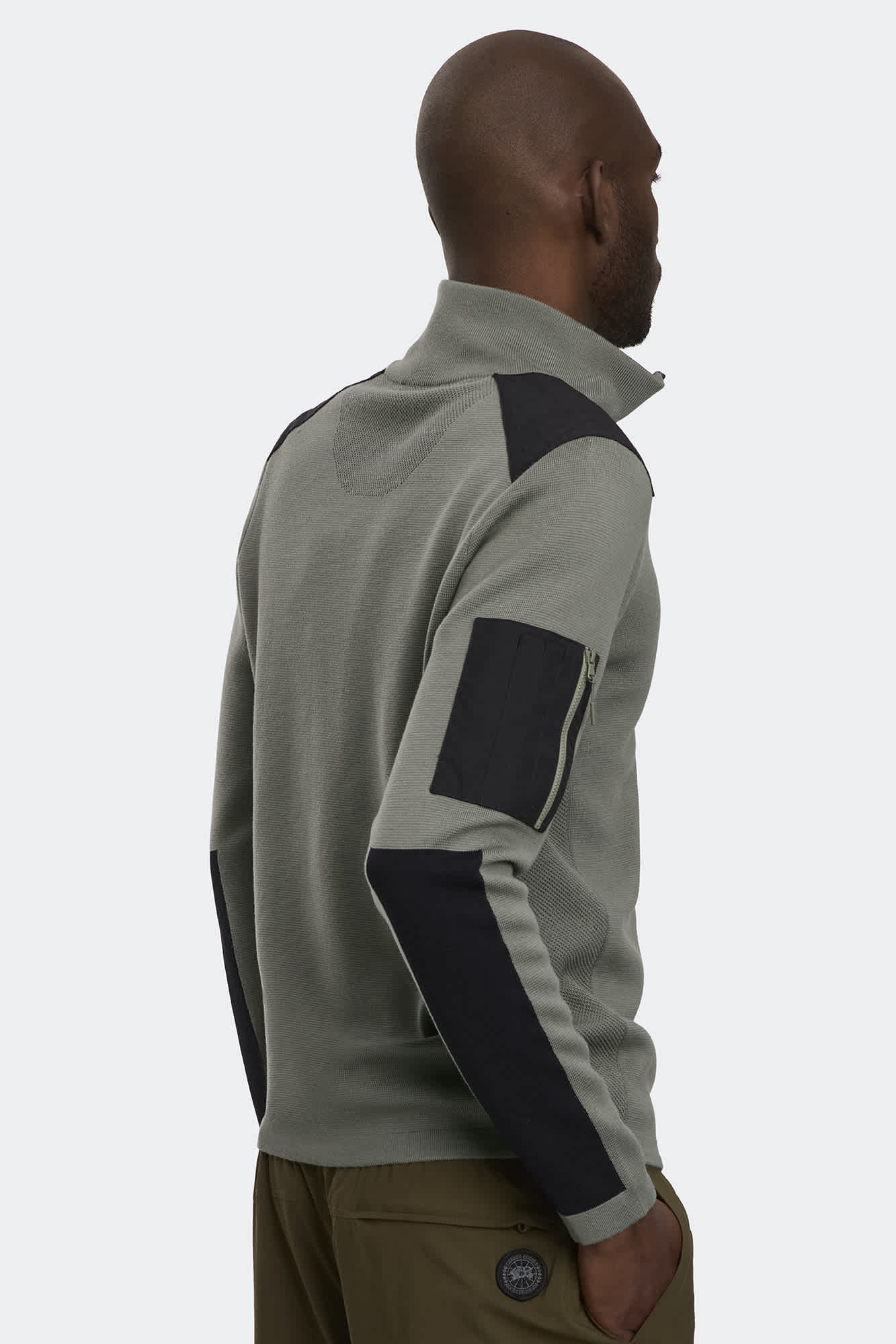 Stormont ¼ Zip Sweater Black Label | Canada Goose US