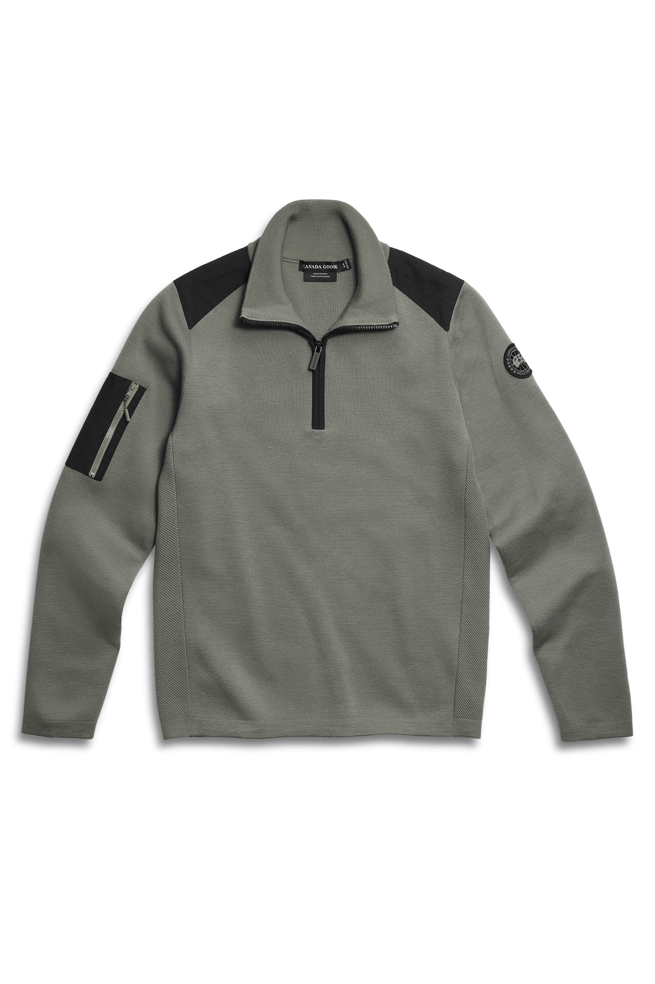 Stormont ¼ Zip Sweater Black Label | Canada Goose US