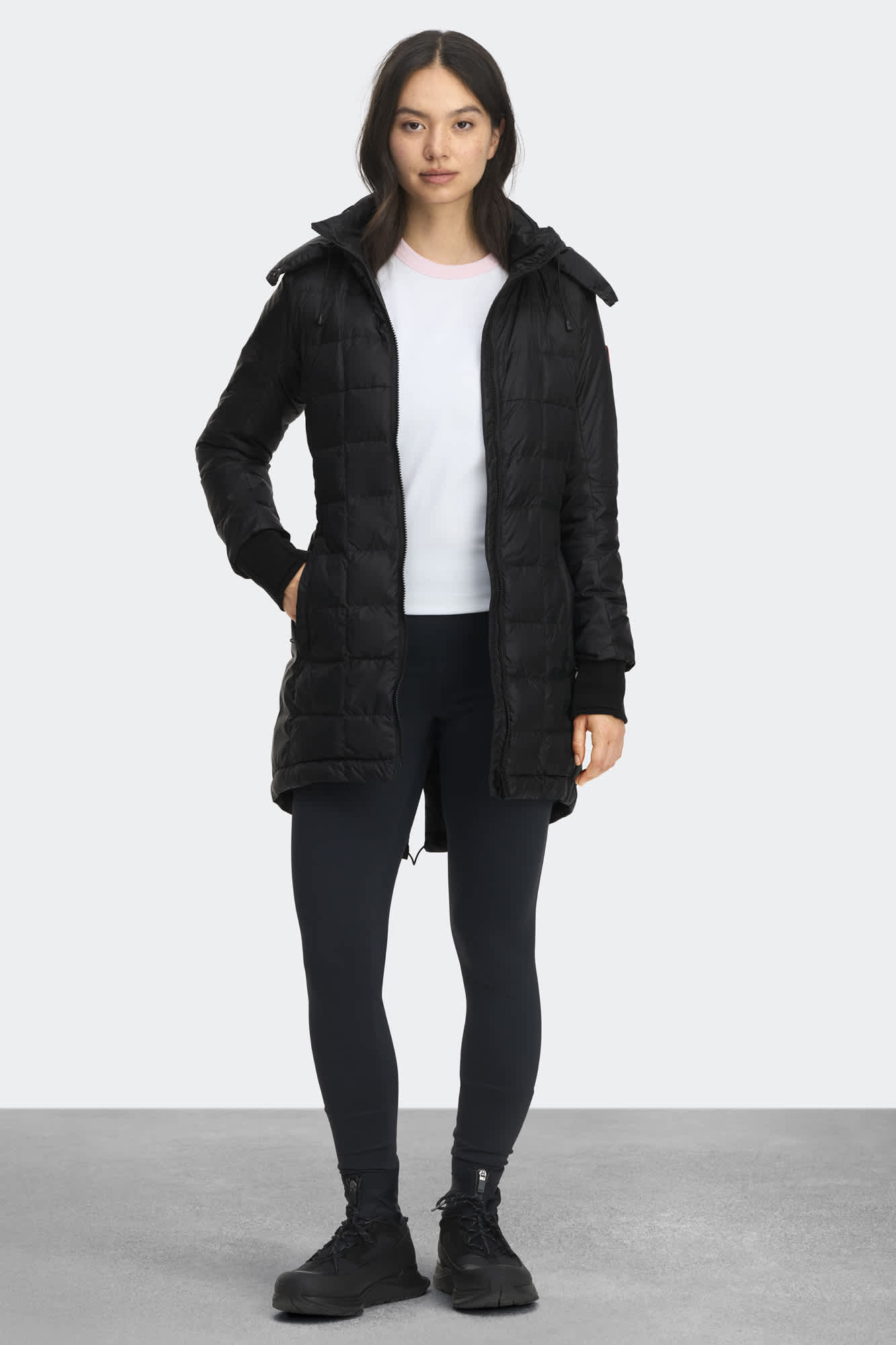 knee length dresses for ladies Clair Long Coat by Canada Goose