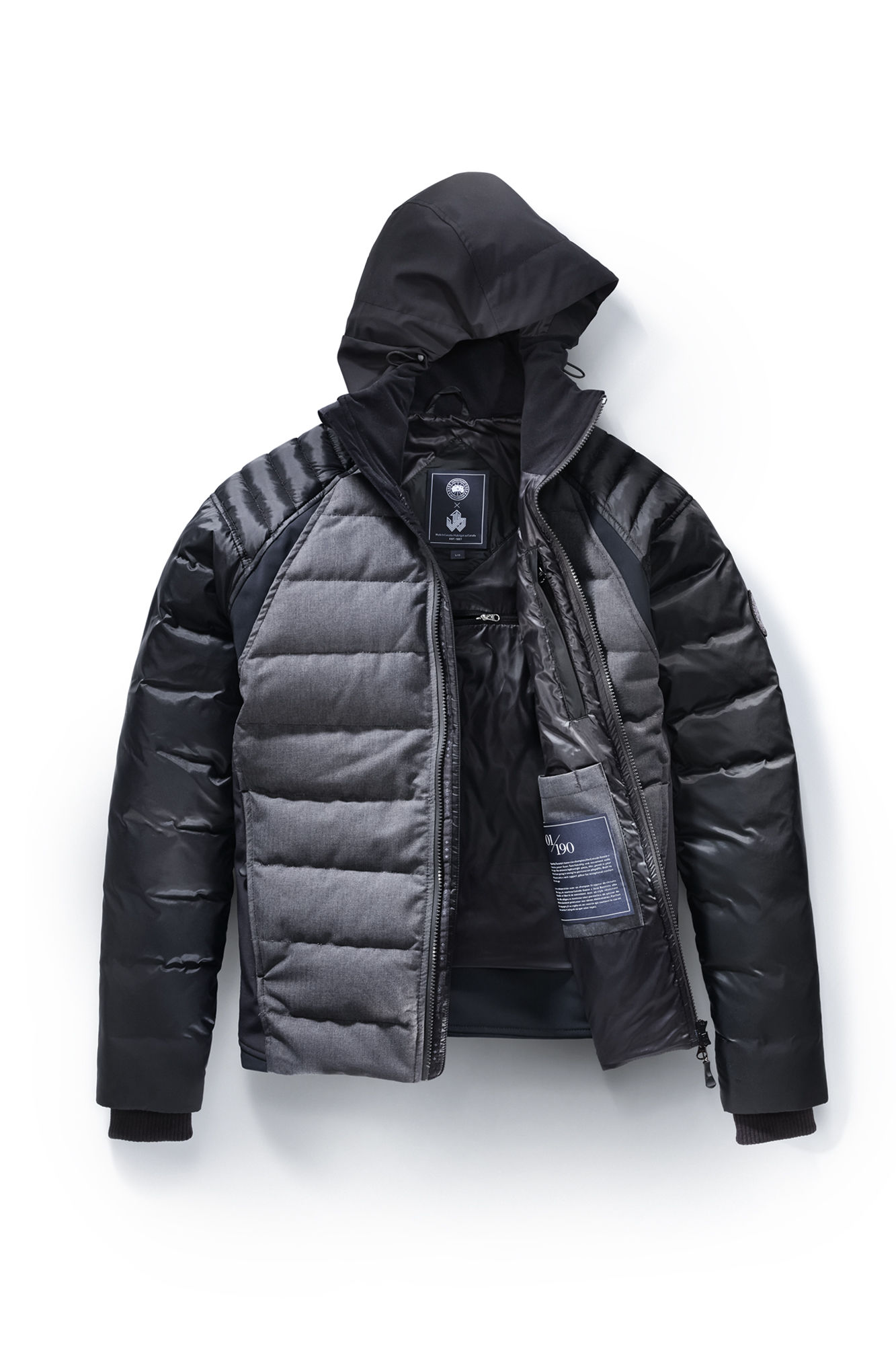 canada goose Raincoats Black Graphite canada goose Raincoats Black Graphite