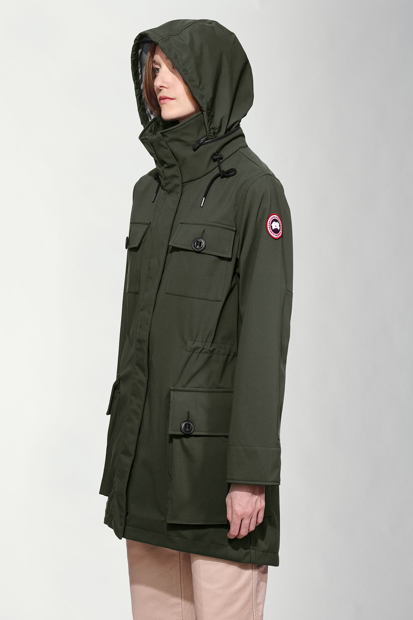 canada goose Raincoats Dark Sage Black canada goose Raincoats Dark Sage Black