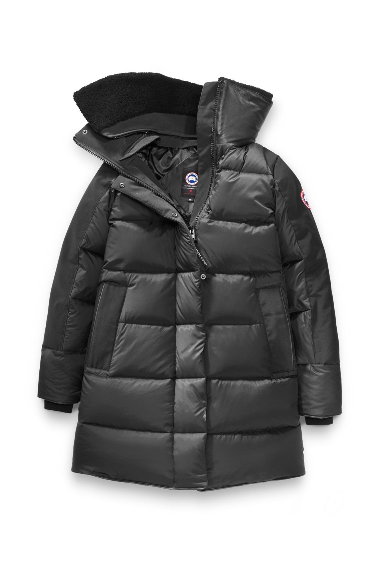 canada goose Raincoats Black Graphite canada goose Raincoats Black Graphite